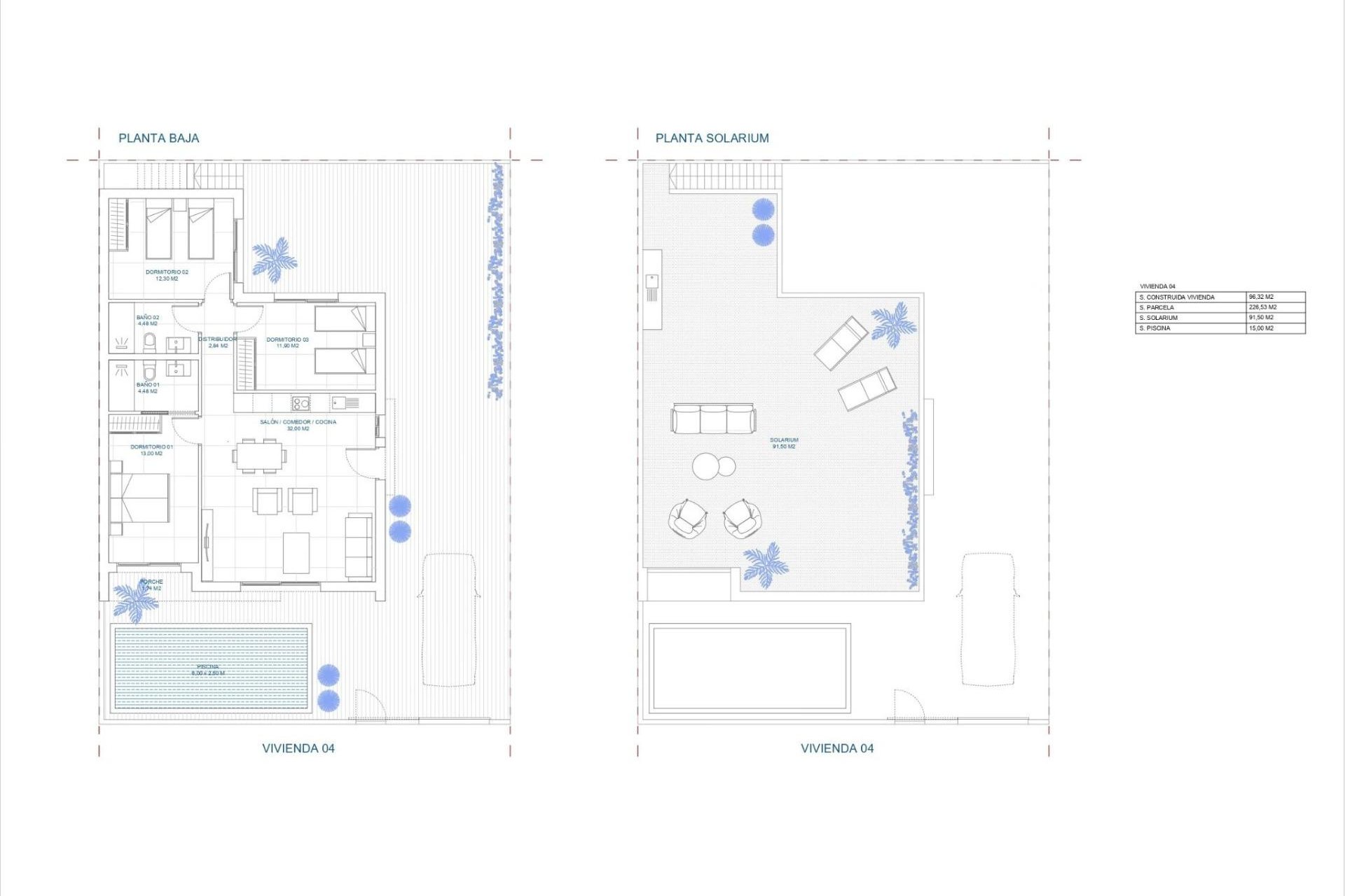 Nybyggnation - Radhus -
Torre Pacheco - Balsicas