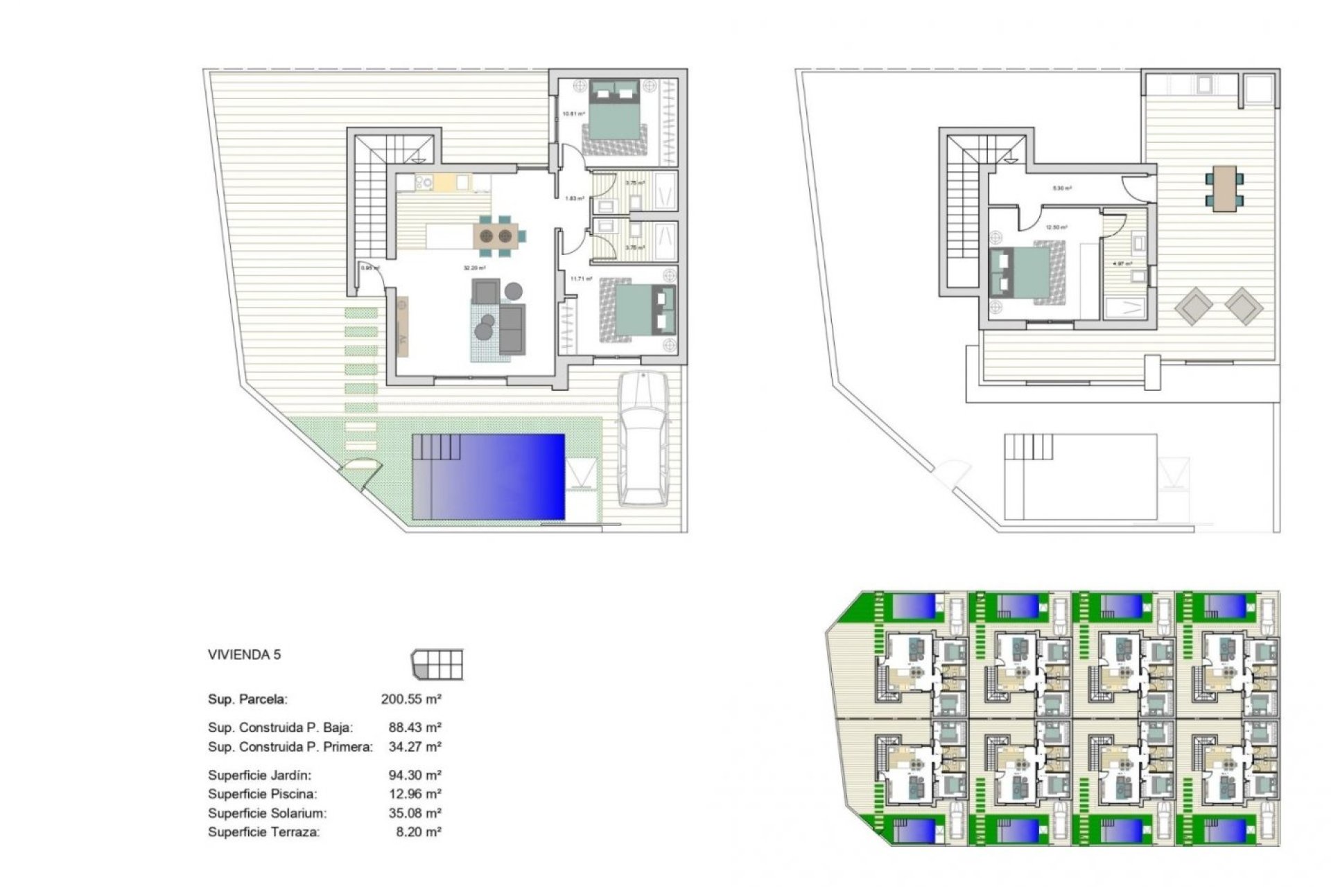 Nybyggnation - Radhus -
Torre Pacheco - Roldán