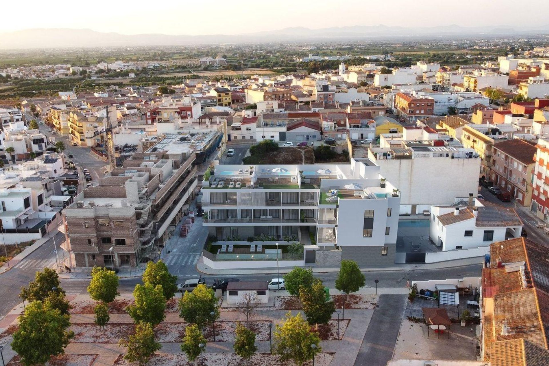 Nybyggnation - Takvåning -
Benijofar - Pueblo