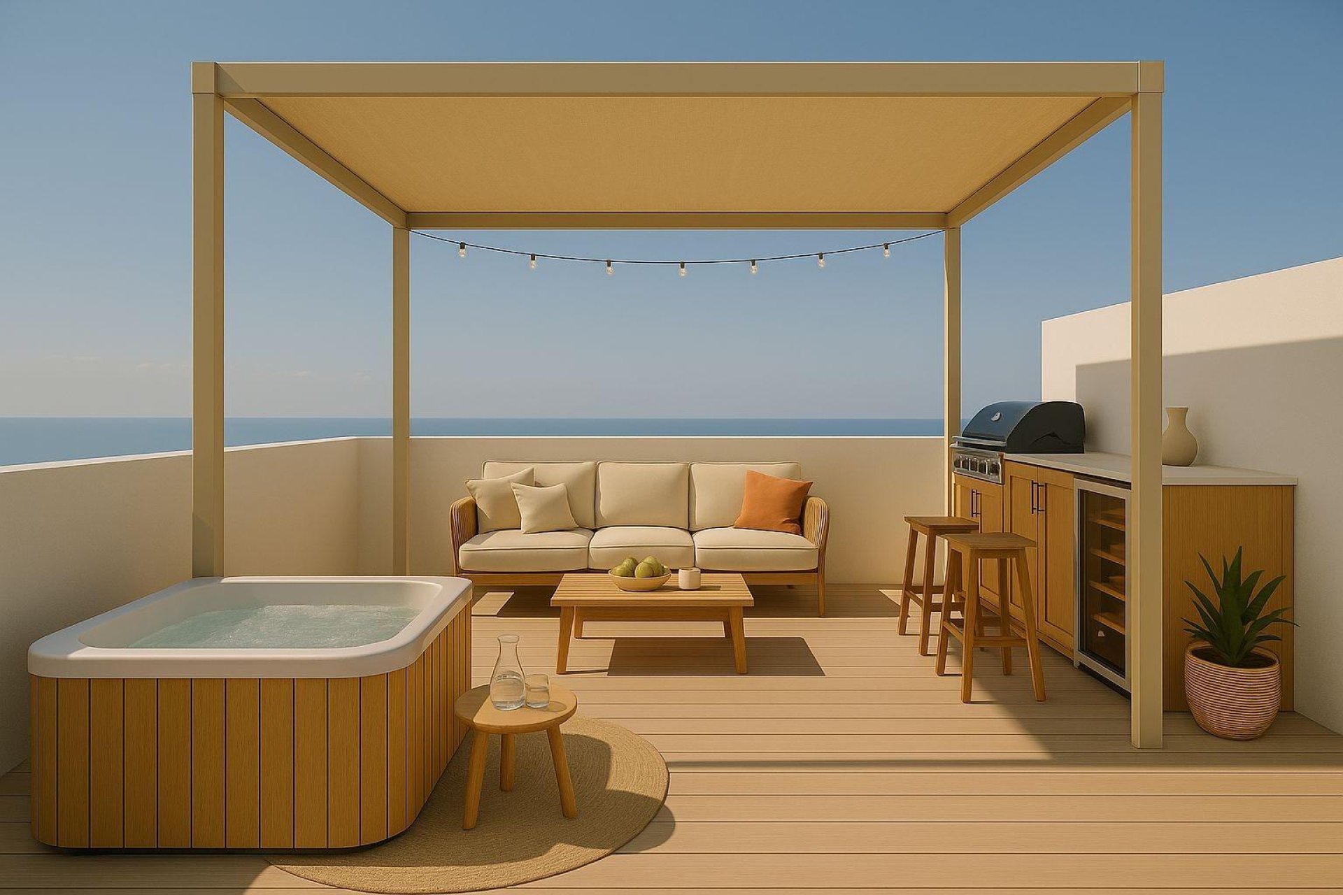 Nybyggnation - Takvåning -
Guardamar del Segura - Pueblo