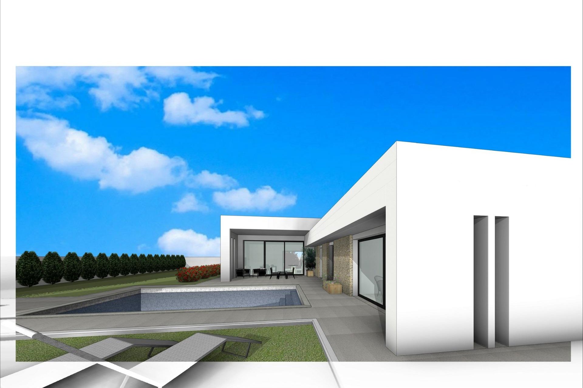 Nybyggnation - Villa -
Aspe - Poligono 19