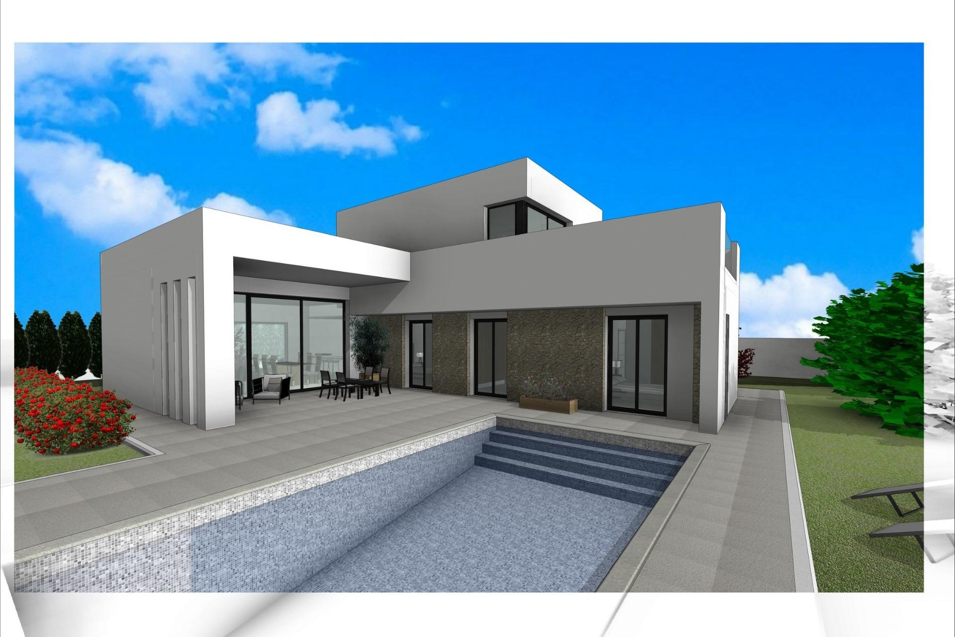 Nybyggnation - Villa -
Aspe - Poligono 19