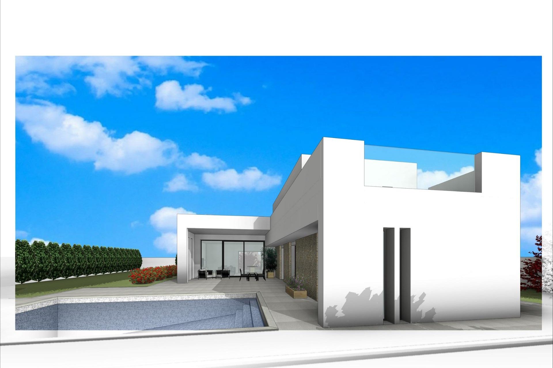Nybyggnation - Villa -
Aspe - Poligono 19