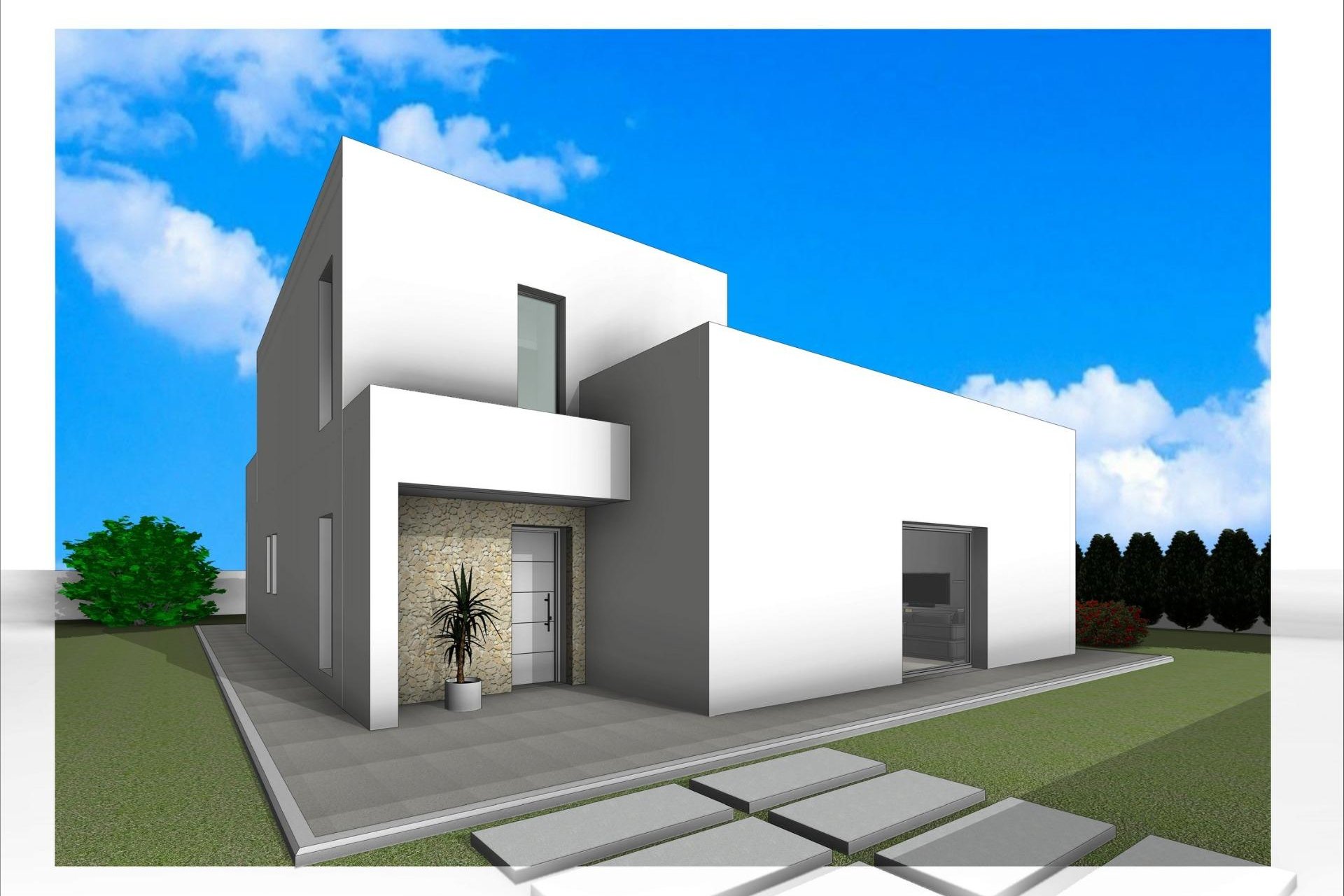 Nybyggnation - Villa -
Aspe - Poligono 19