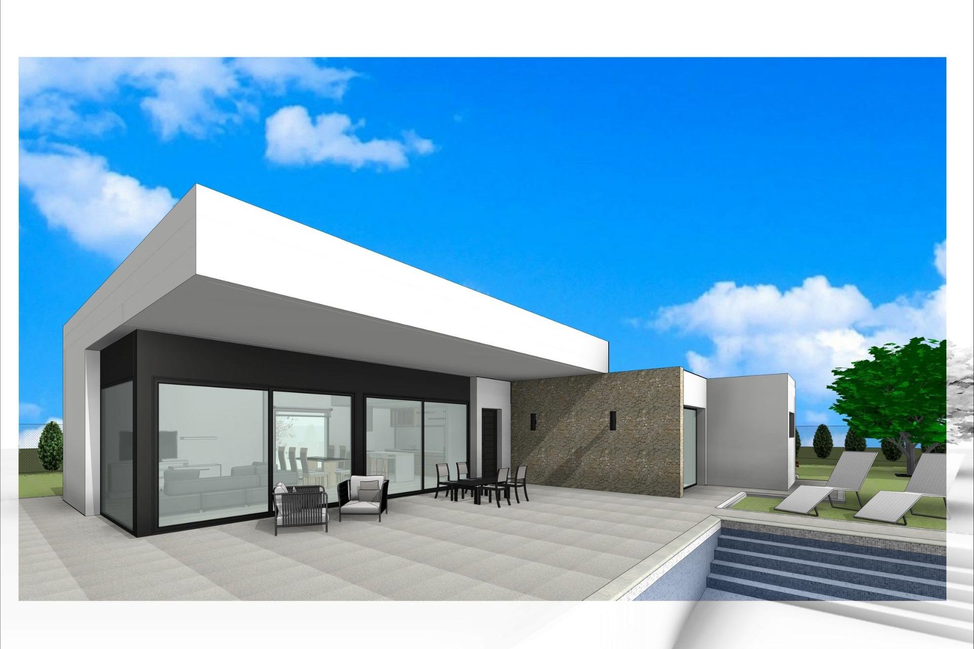 Nybyggnation - Villa -
Aspe - Poligono 19