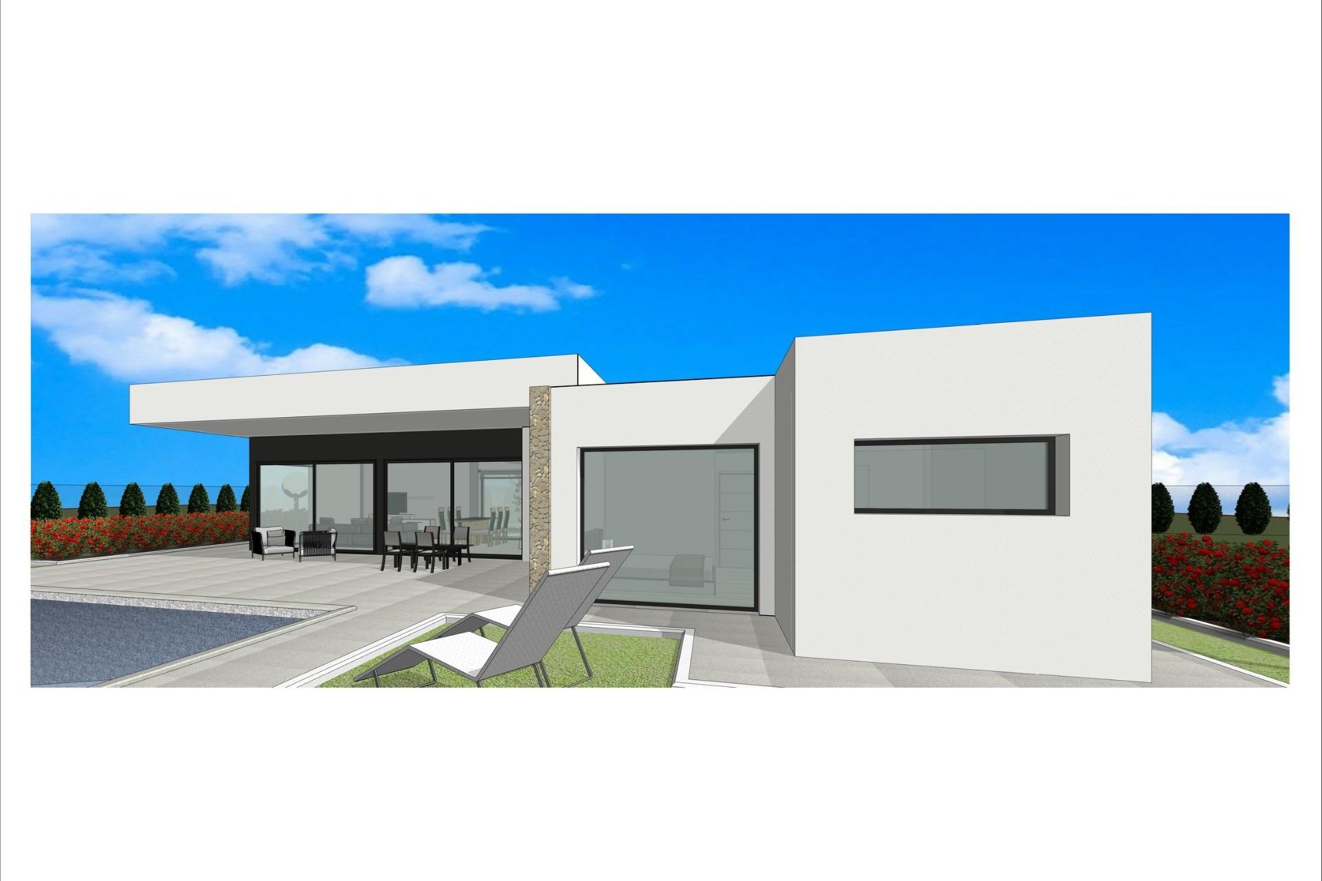 Nybyggnation - Villa -
Aspe - Poligono 19