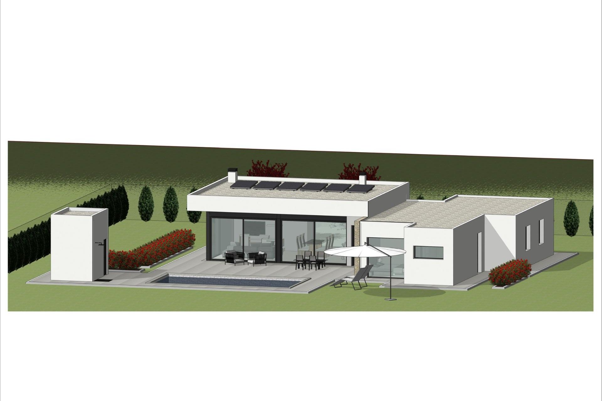 Nybyggnation - Villa -
Aspe - Poligono 19