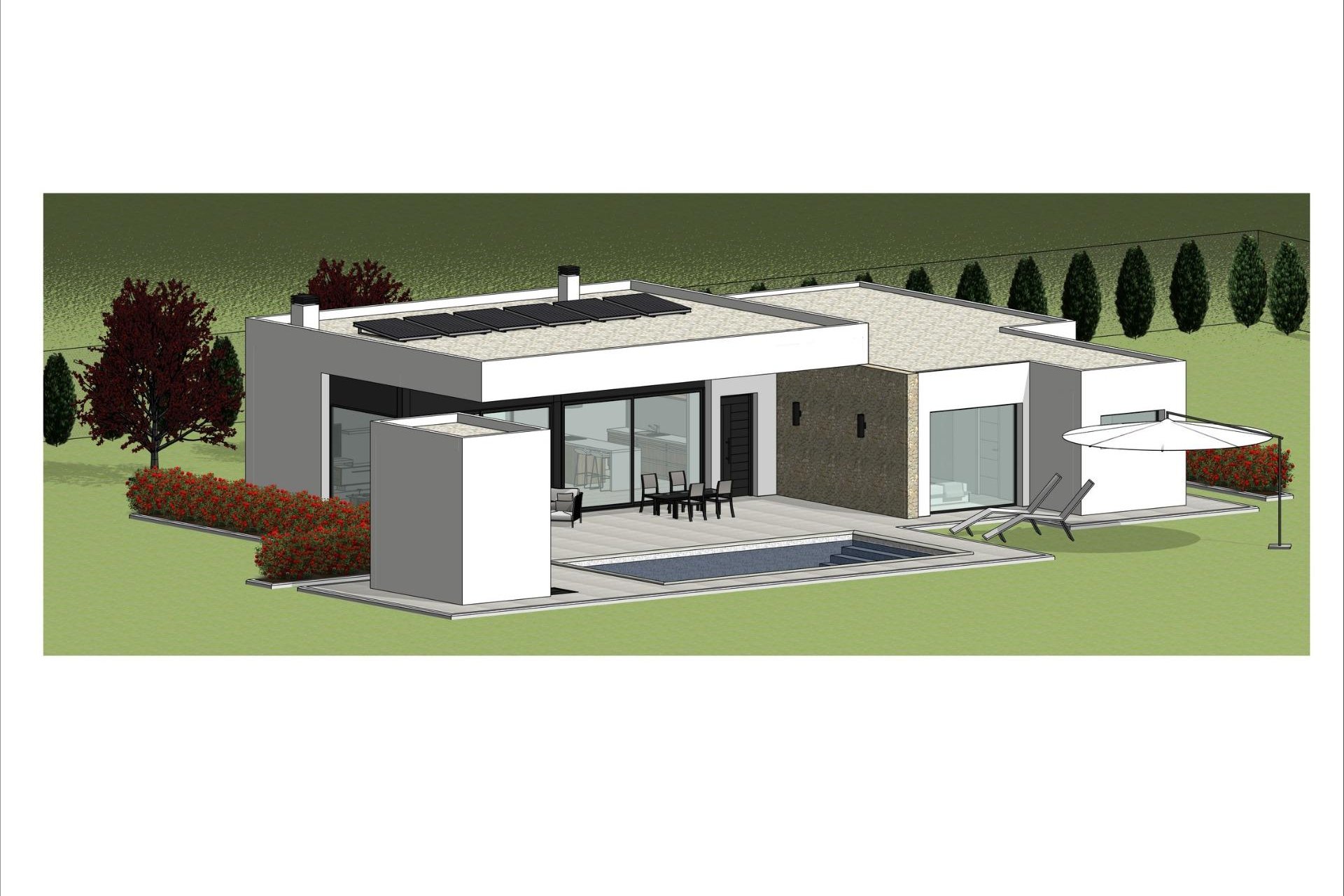 Nybyggnation - Villa -
Aspe - Poligono 19