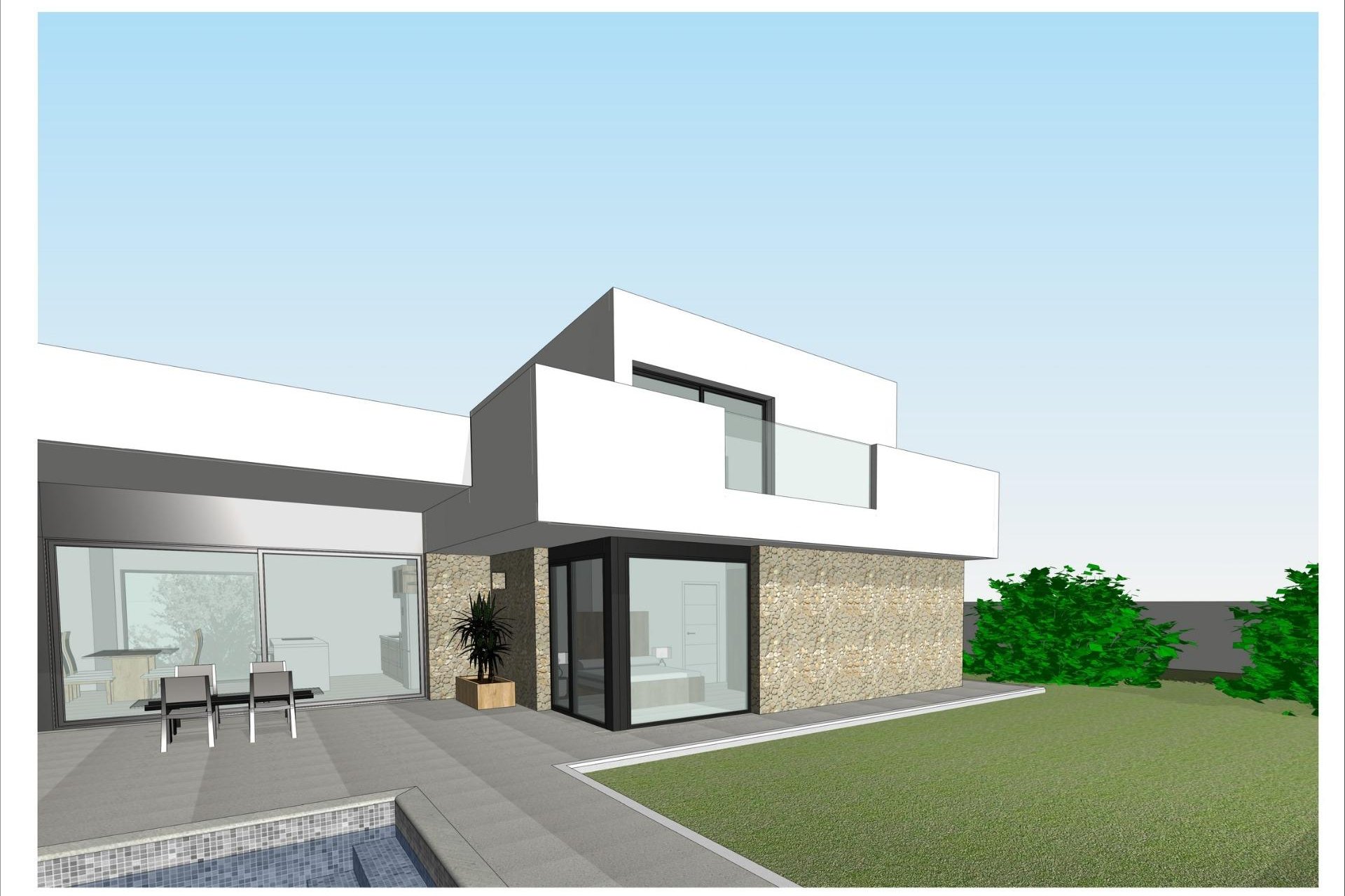 Nybyggnation - Villa -
Aspe - Poligono 19