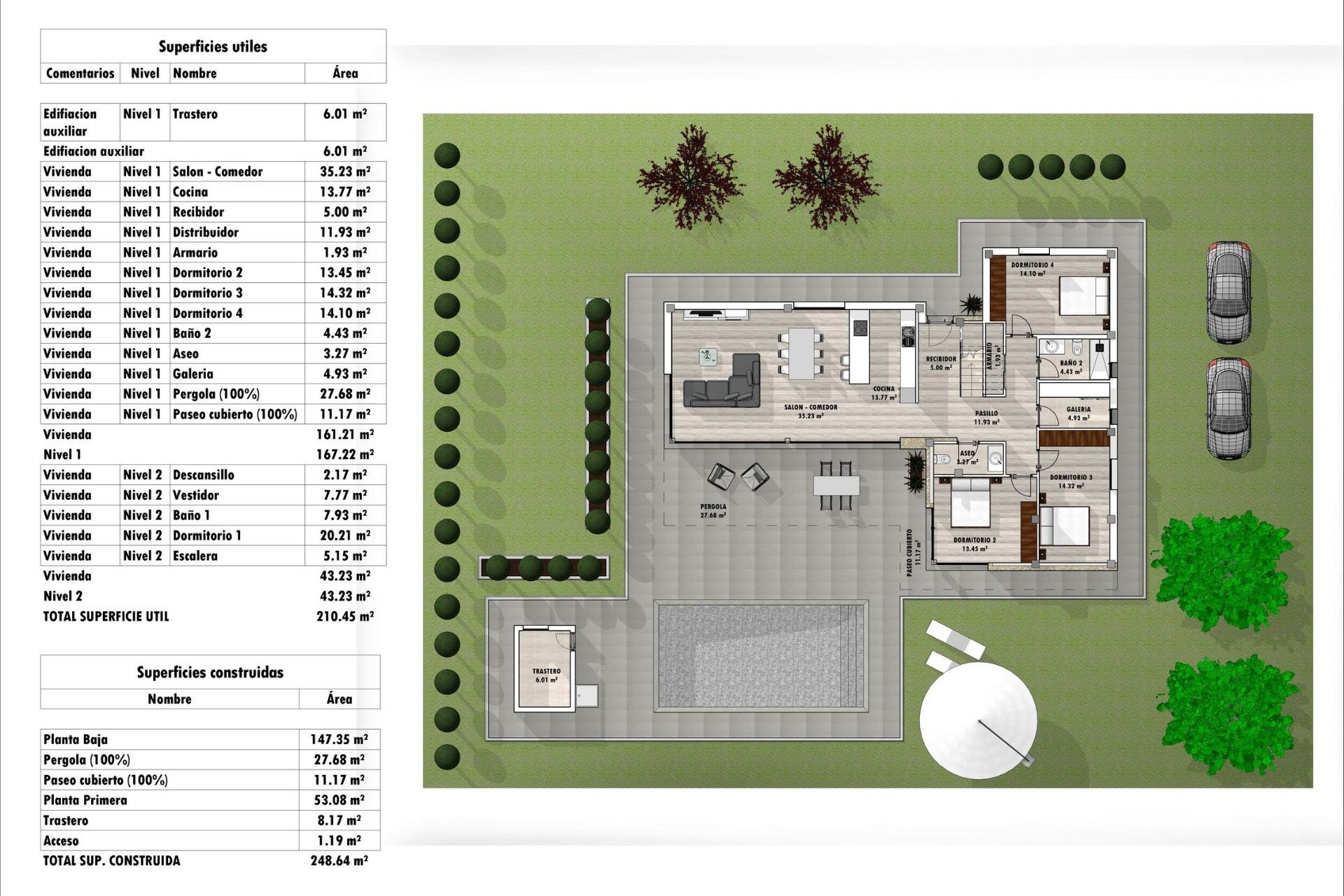 Nybyggnation - Villa -
Aspe - Poligono 19