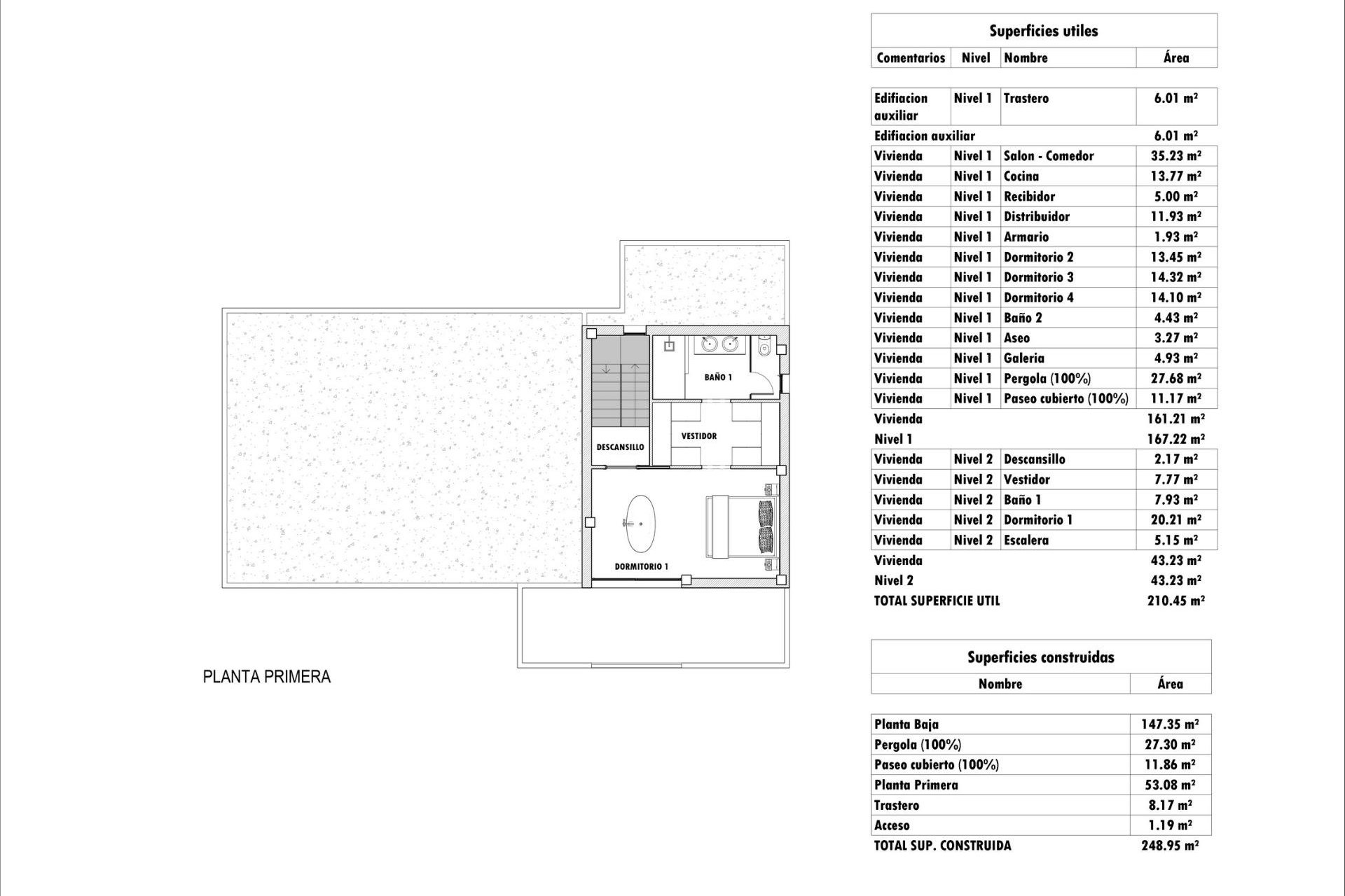 Nybyggnation - Villa -
Aspe - Poligono 19