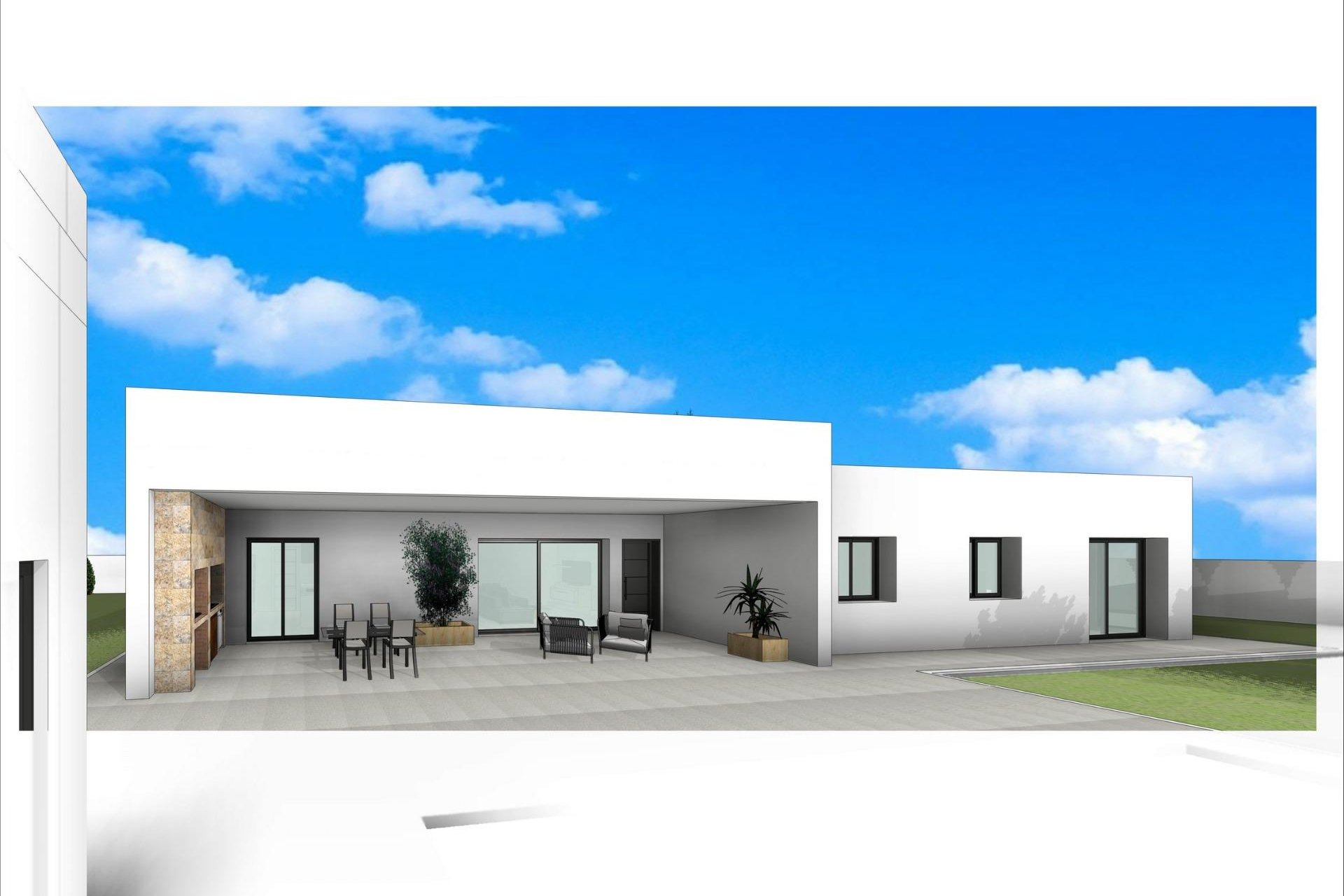 Nybyggnation - Villa -
Aspe - Poligono 19