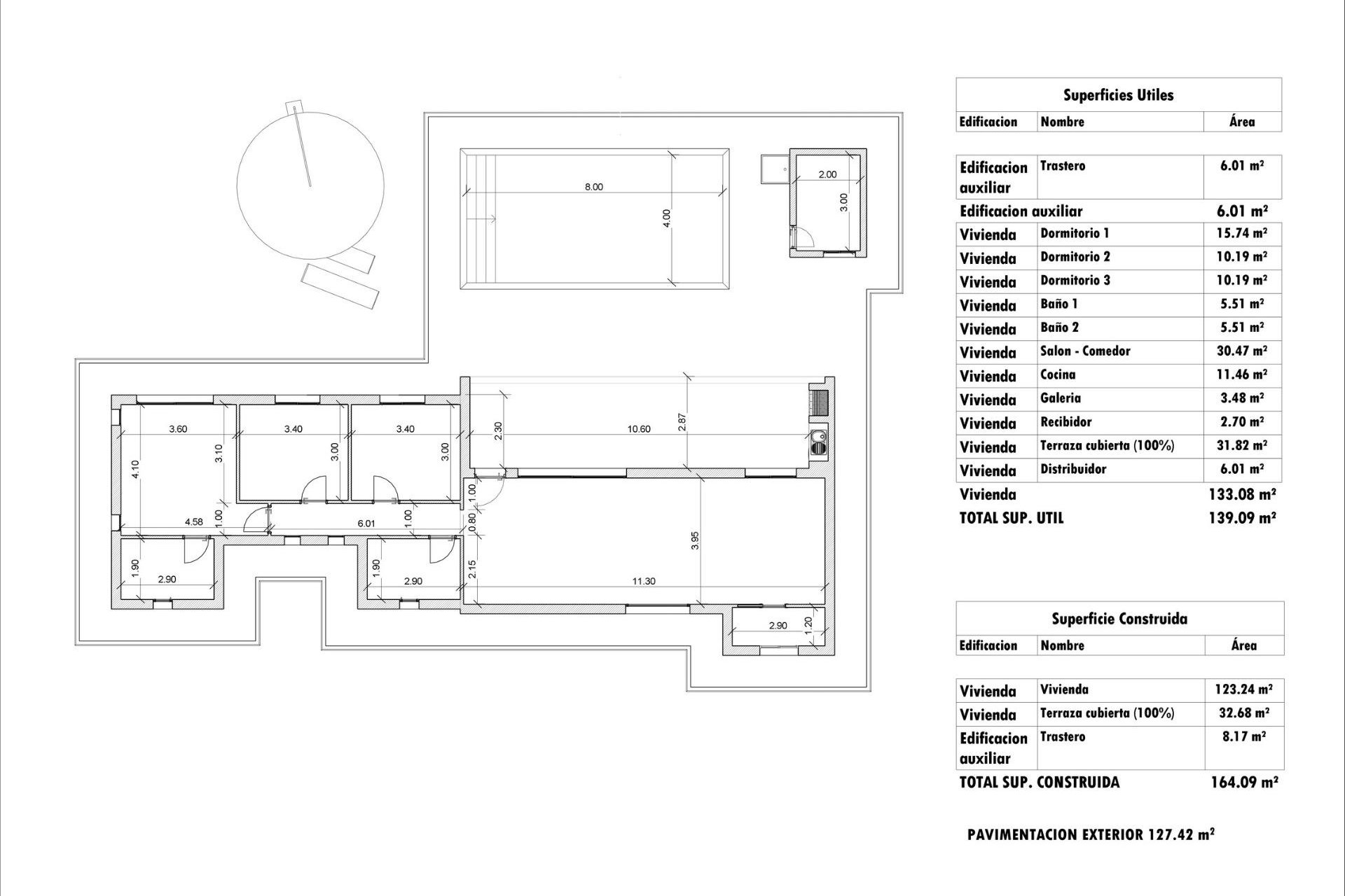 Nybyggnation - Villa -
Aspe - Poligono 19