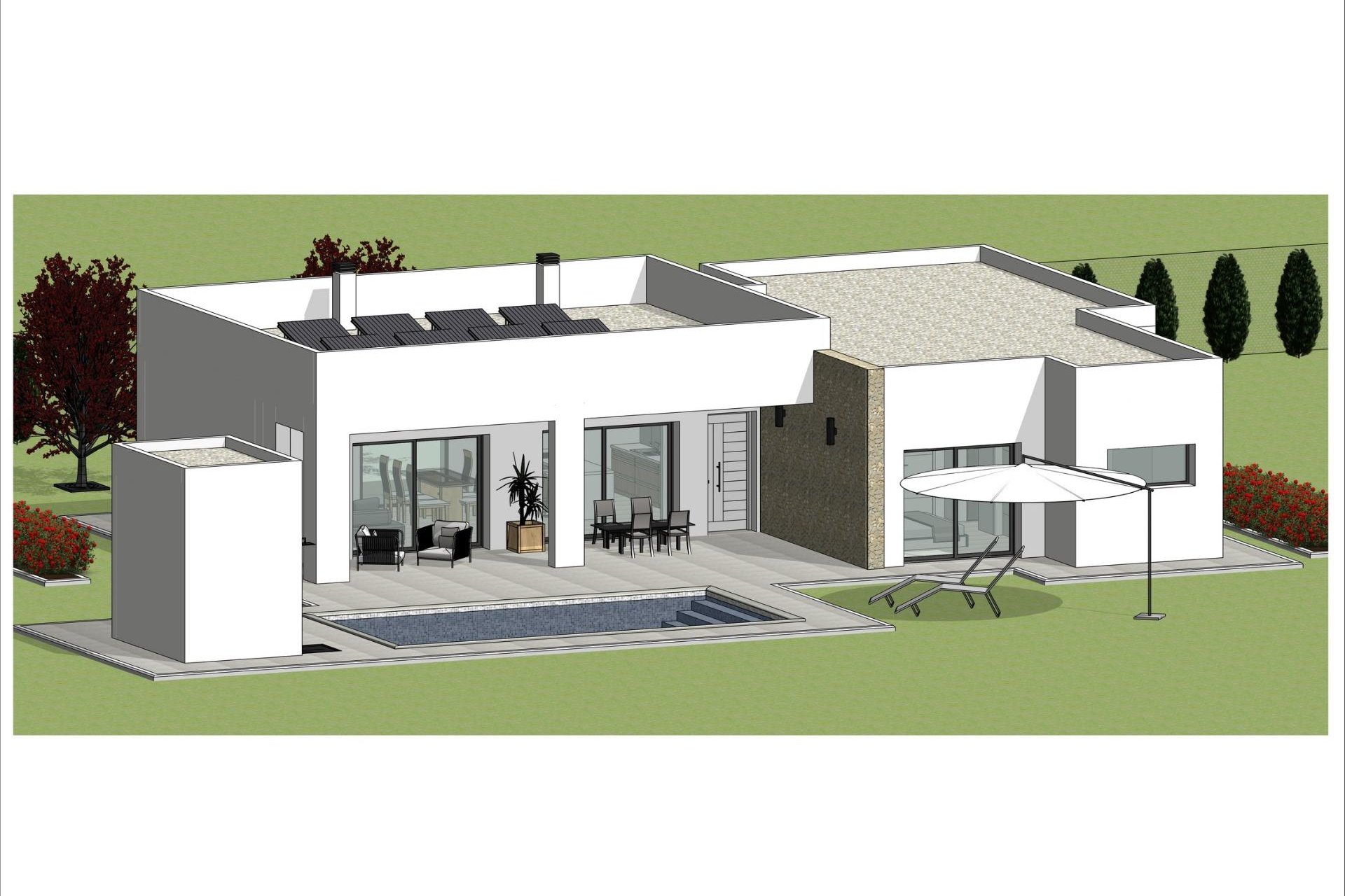 Nybyggnation - Villa -
Aspe - Poligono 19