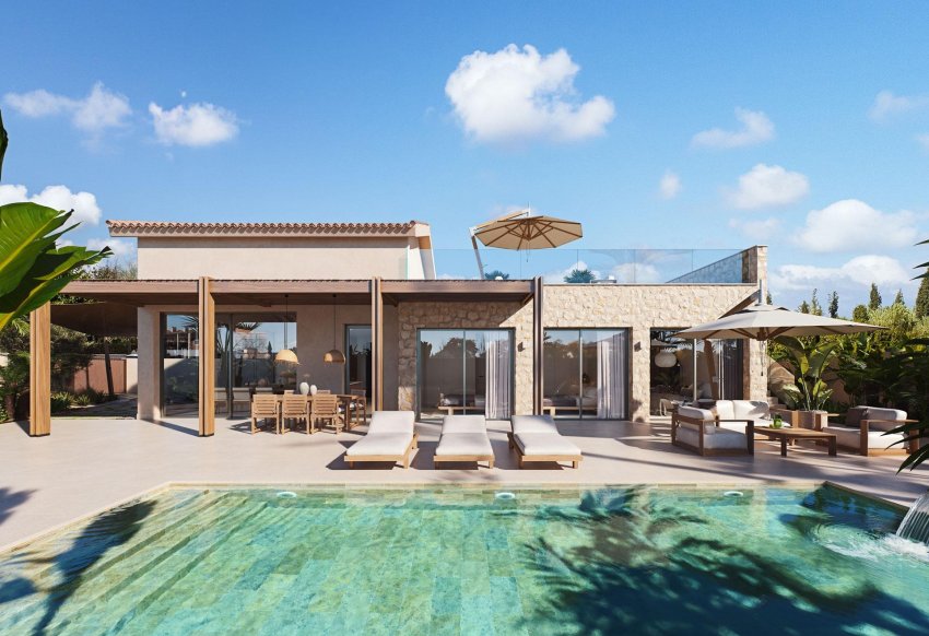 Nybyggnation - Villa -
Cabo de Palos - Cala Flores