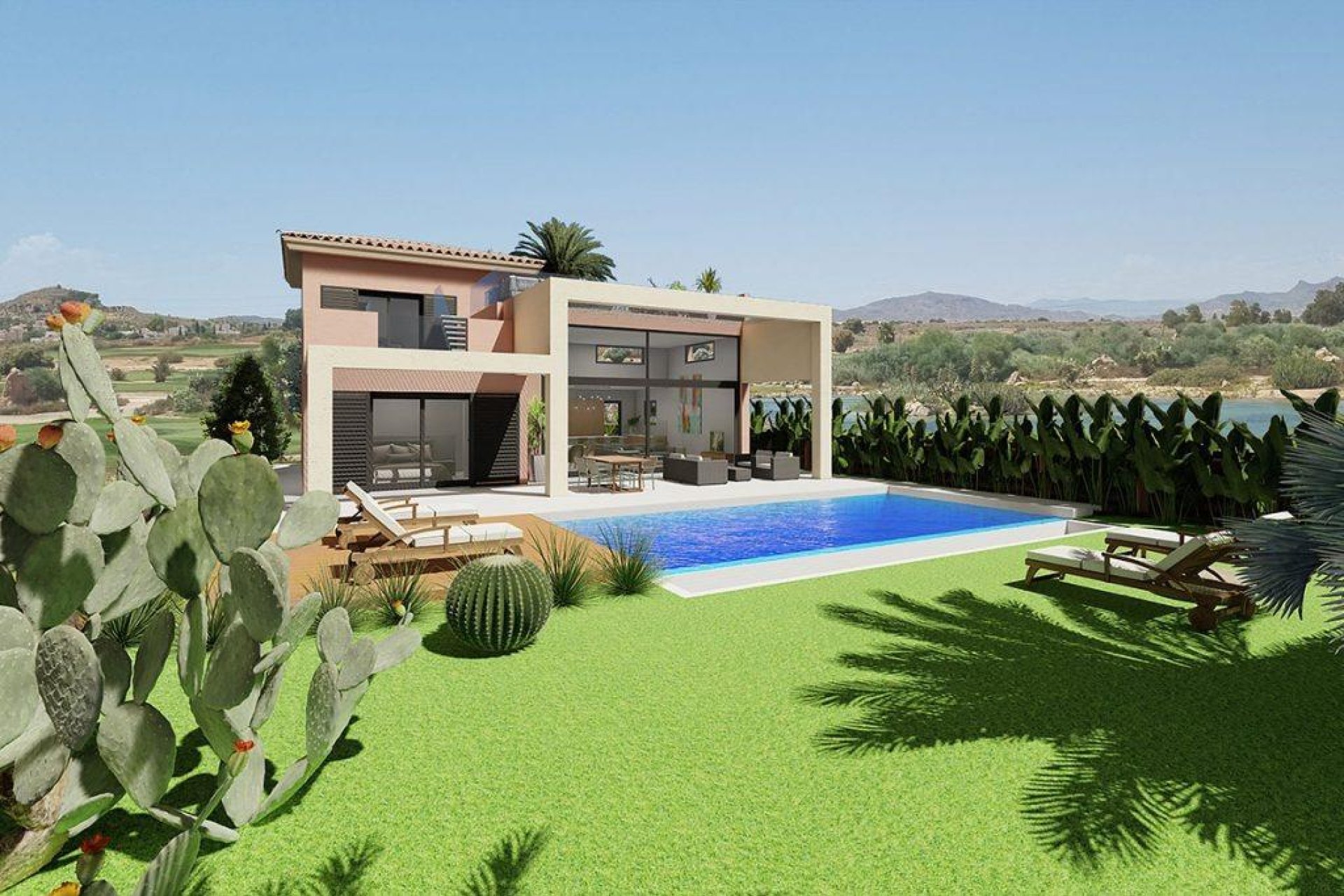 Nybyggnation - Villa -
Cuevas Del Almanzora - Desert Springs Golf Club