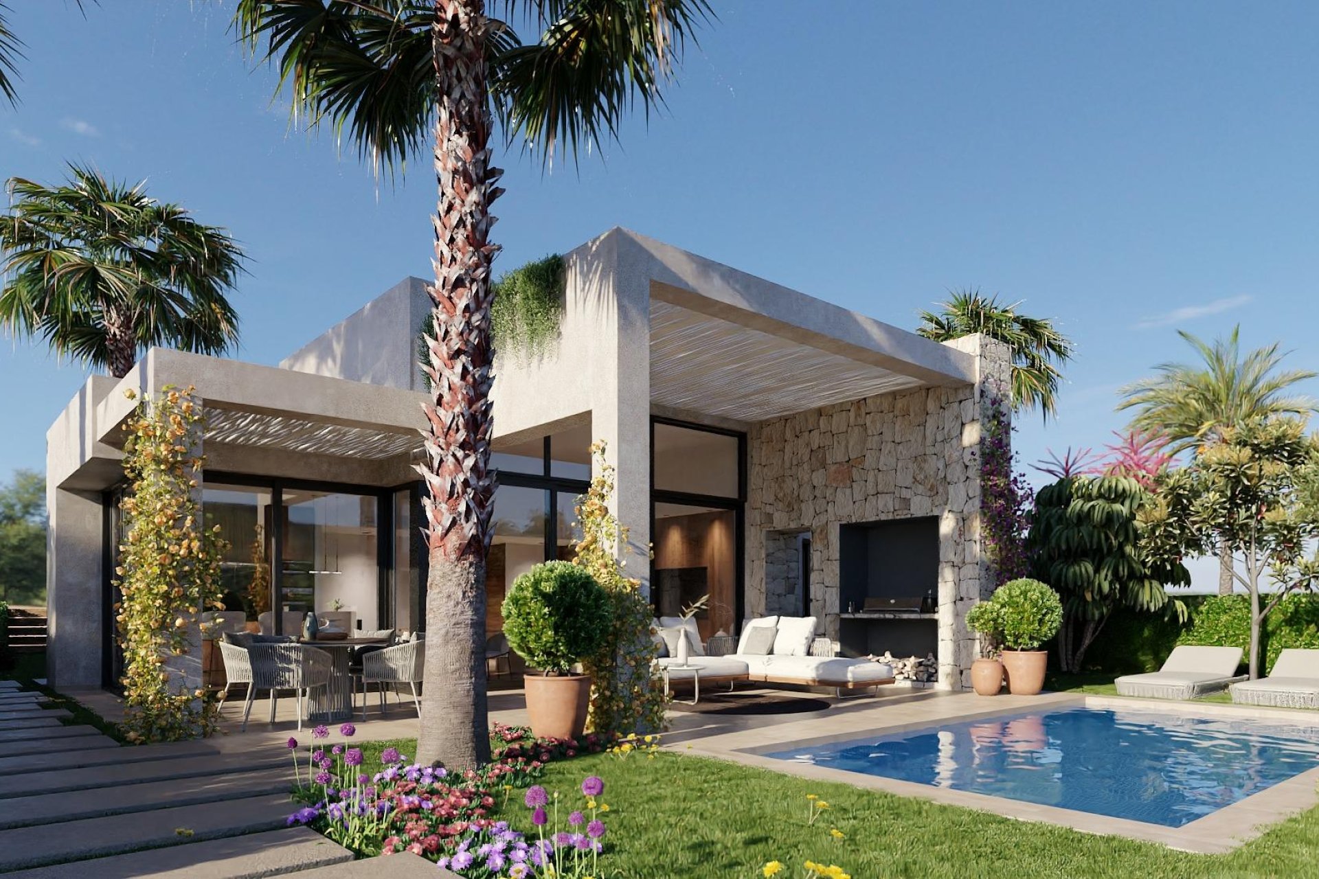 Nybyggnation - Villa -
Cuevas Del Almanzora - Desert Springs Golf Club