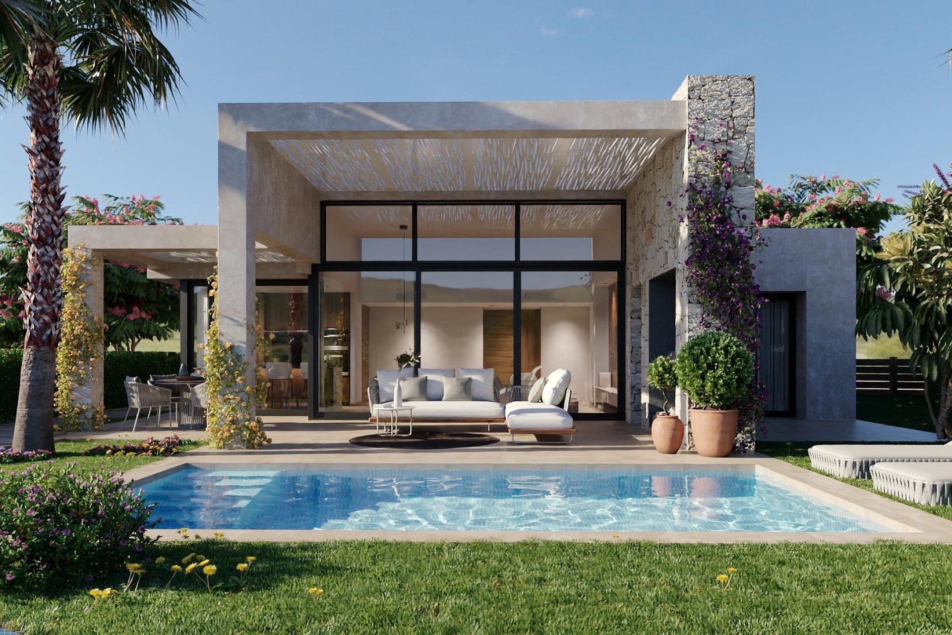 Nybyggnation - Villa -
Cuevas Del Almanzora - Desert Springs Golf Club