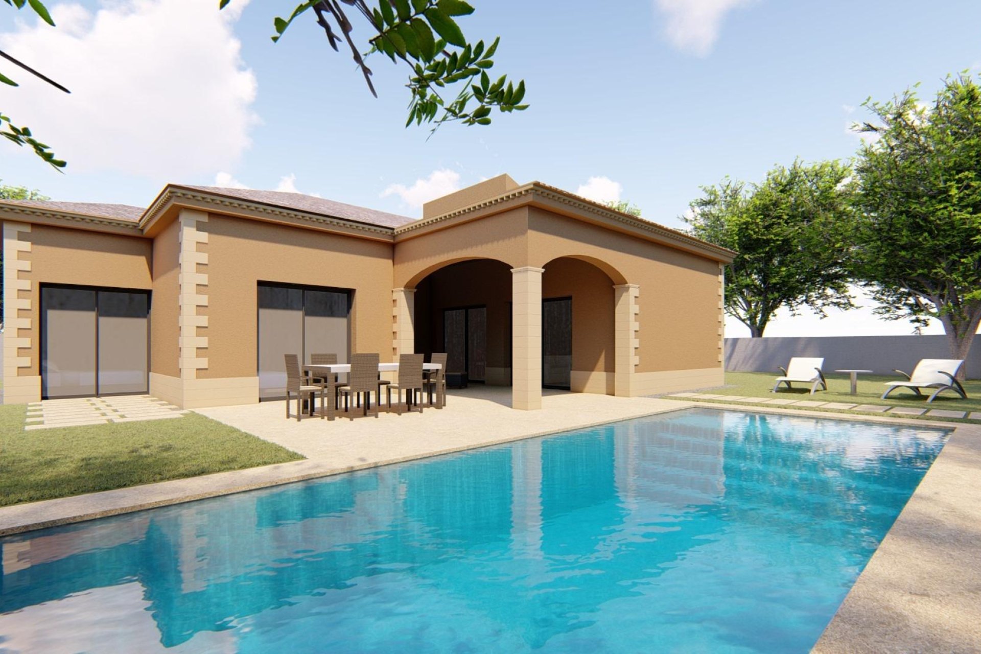 Nybyggnation - Villa -
Pinoso - Lel