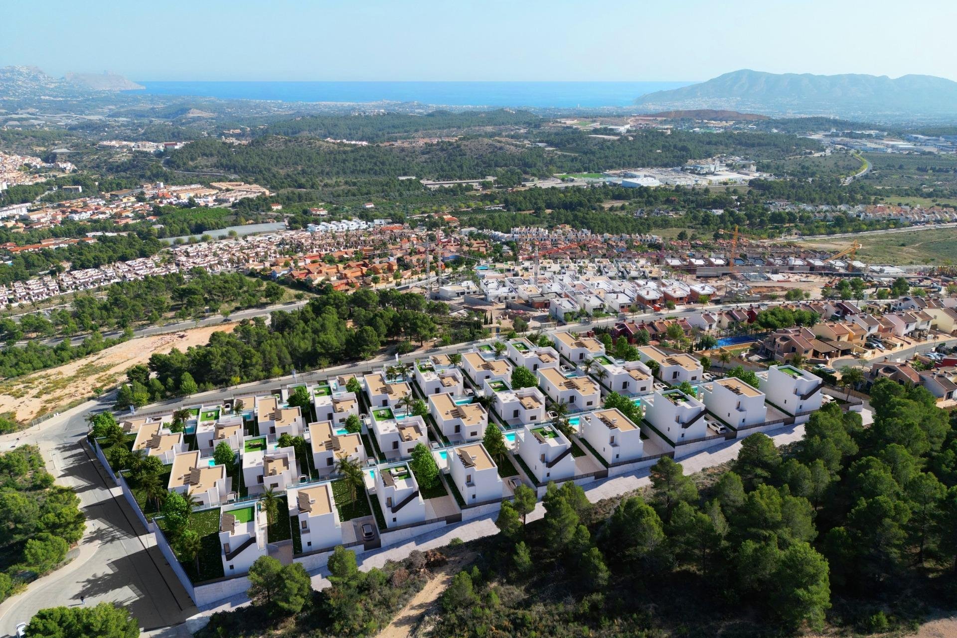 Nybyggnation - Villa -
Polop - Polop Hills