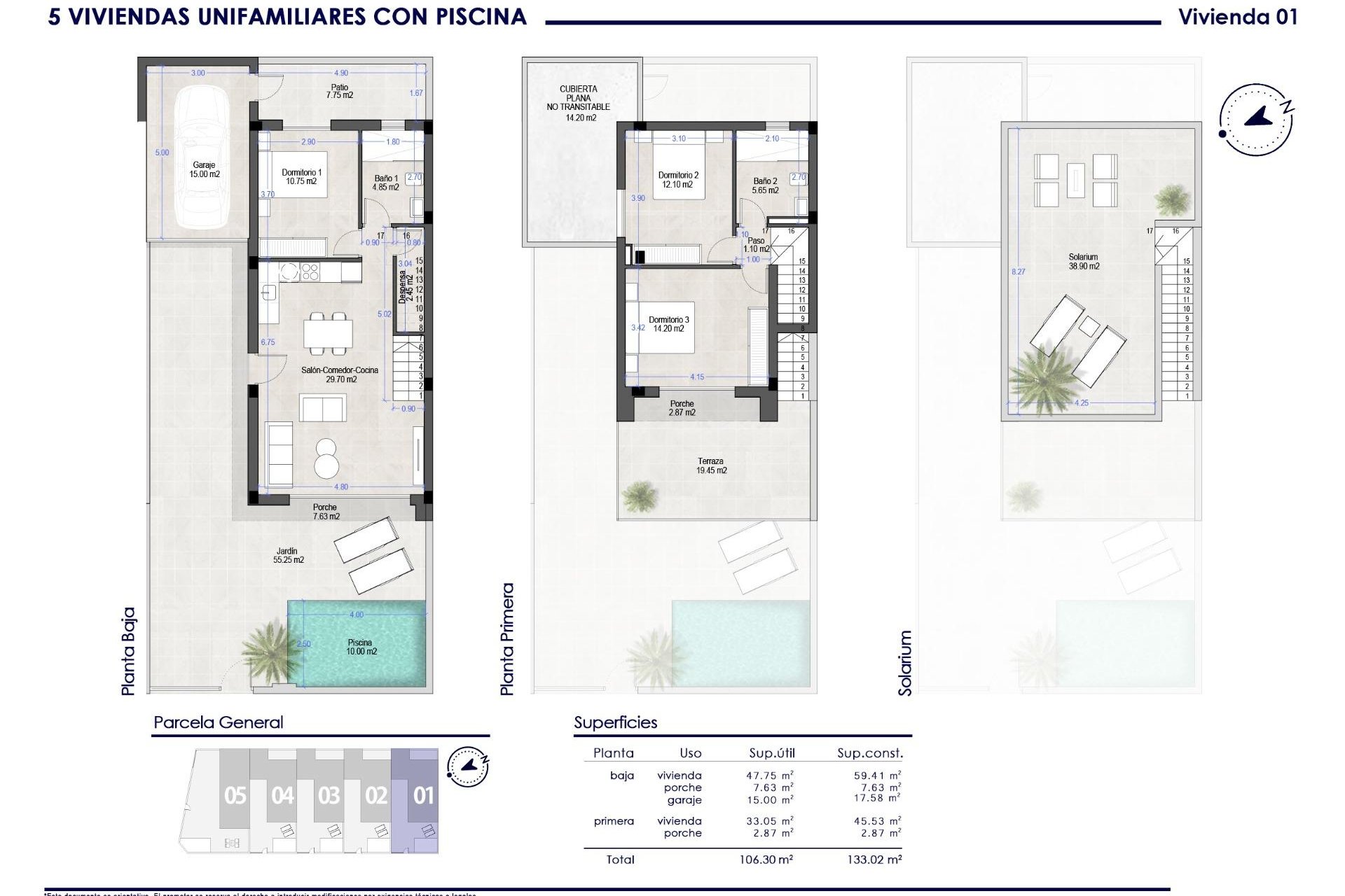 Obra nueva - Adosado -
San Pedro del Pinatar - Polideportivo