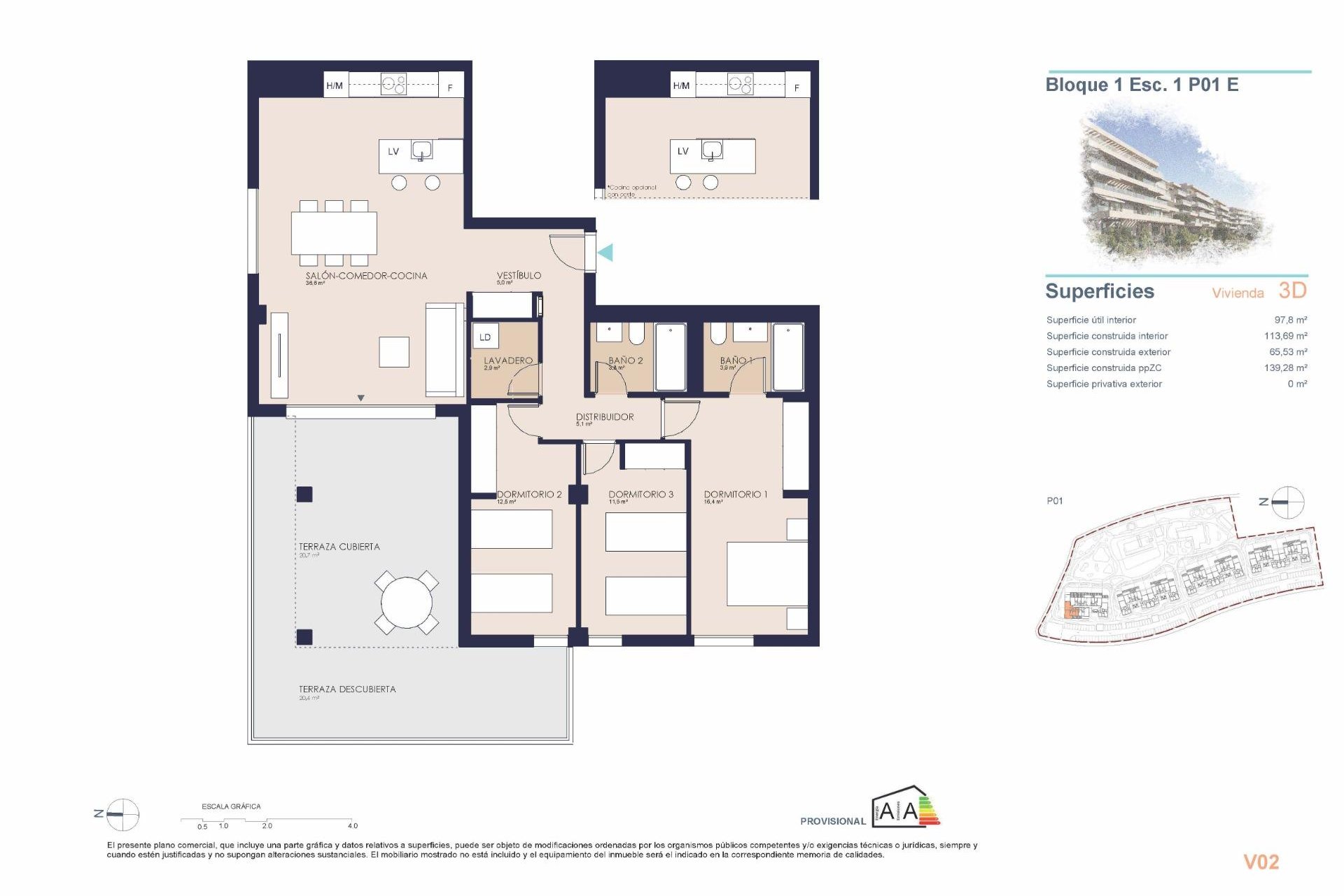 Obra nueva - Apartamento -
Denia - Playa de La Almadraba