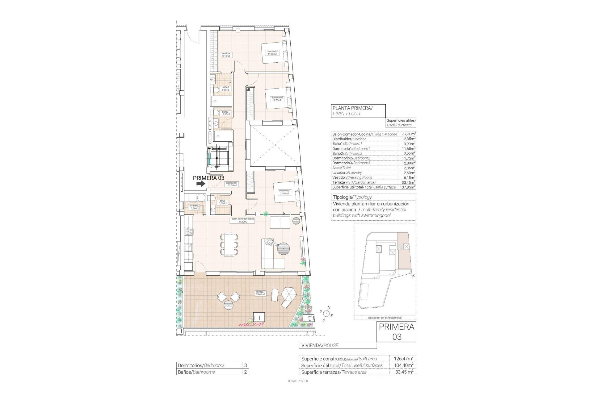 Obra nueva - Apartamento -
Hondón de las Nieves - Pueblo