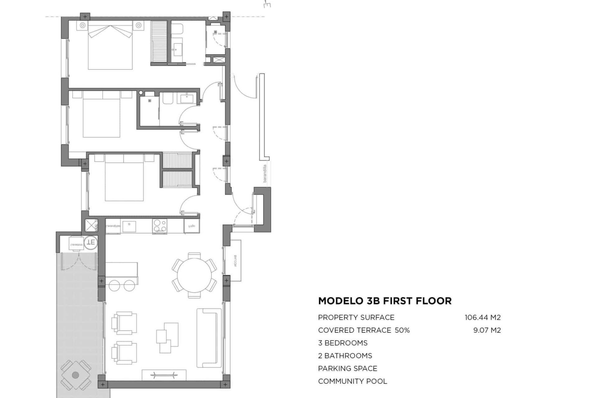 Obra nueva - Apartamento -
Los Alcázares - Parque Diana