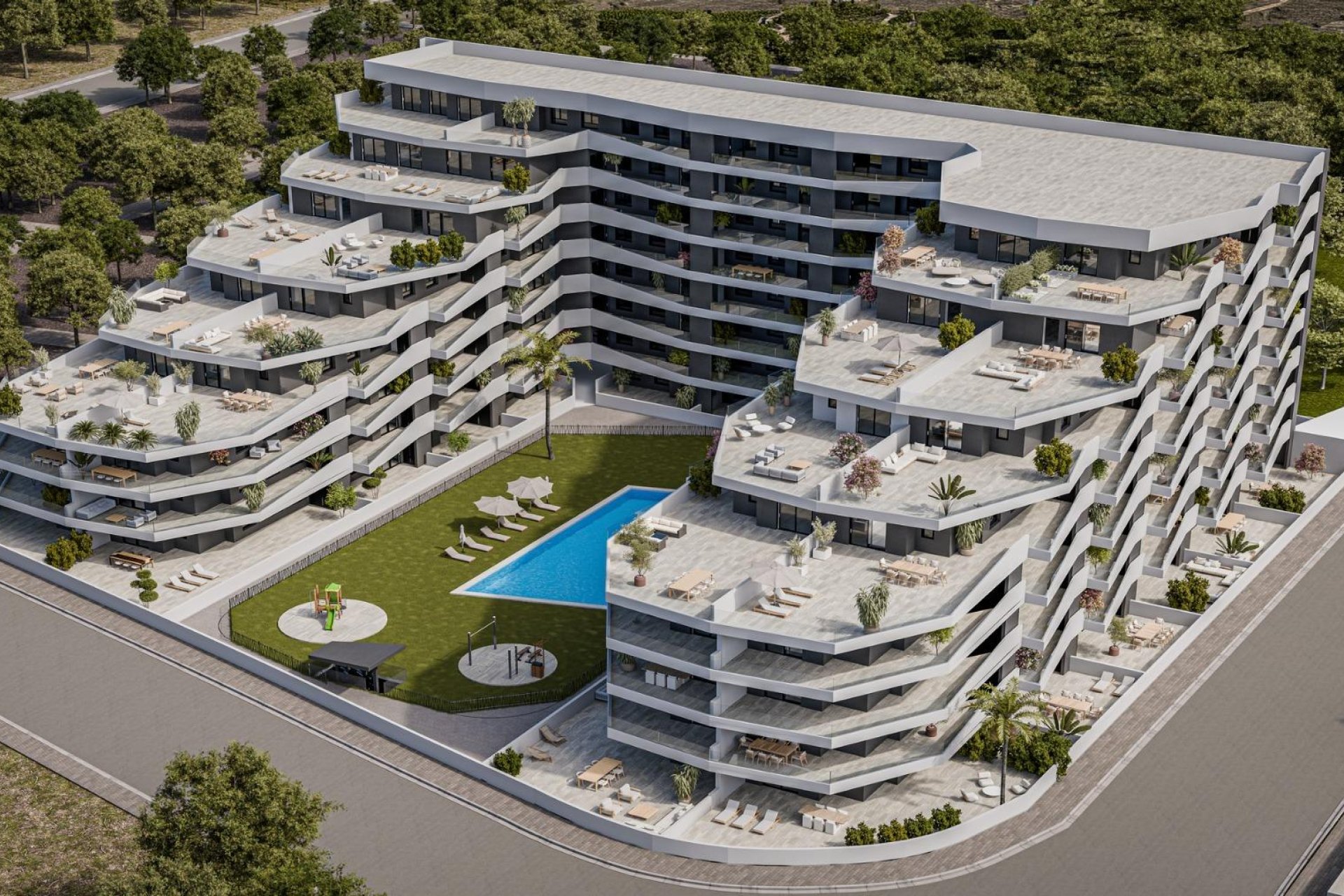 Obra nueva - Apartamento -
San Miguel de Salinas - Pueblo