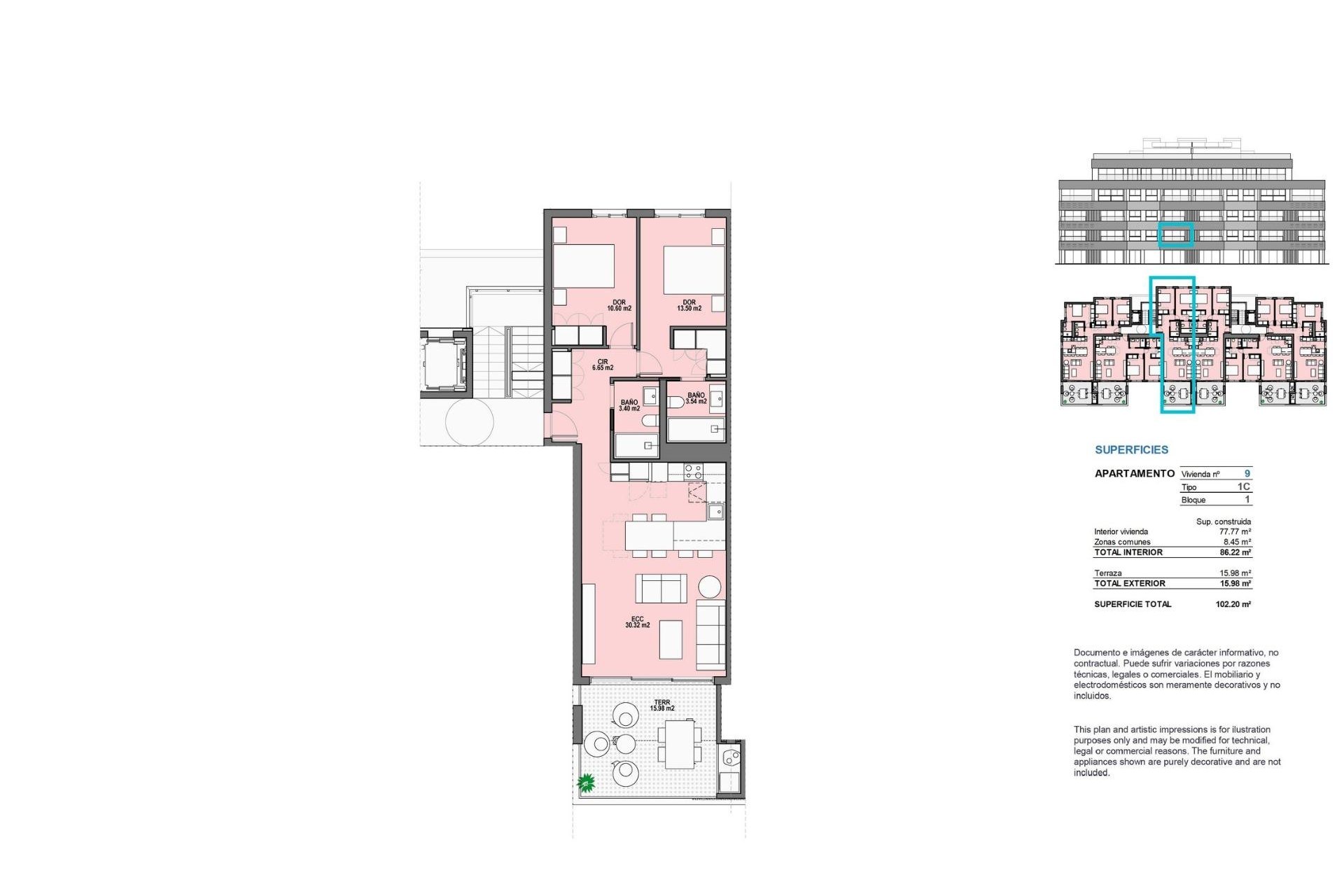 Obra nueva - Apartamento -
Torre Pacheco - Santa Rosalia Lake And Life Resort