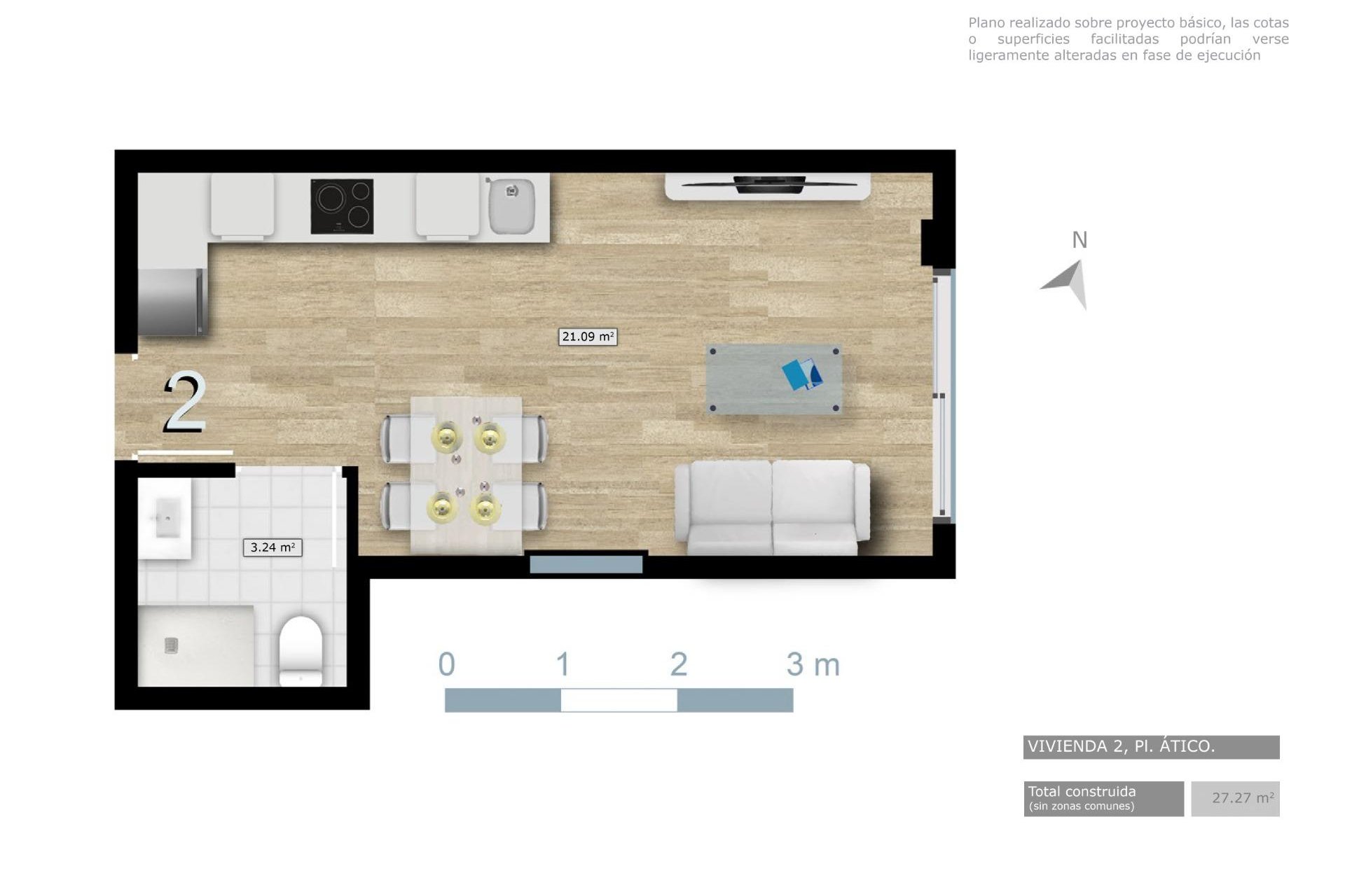 Obra nueva - Apartamento -
Torrevieja - Centro