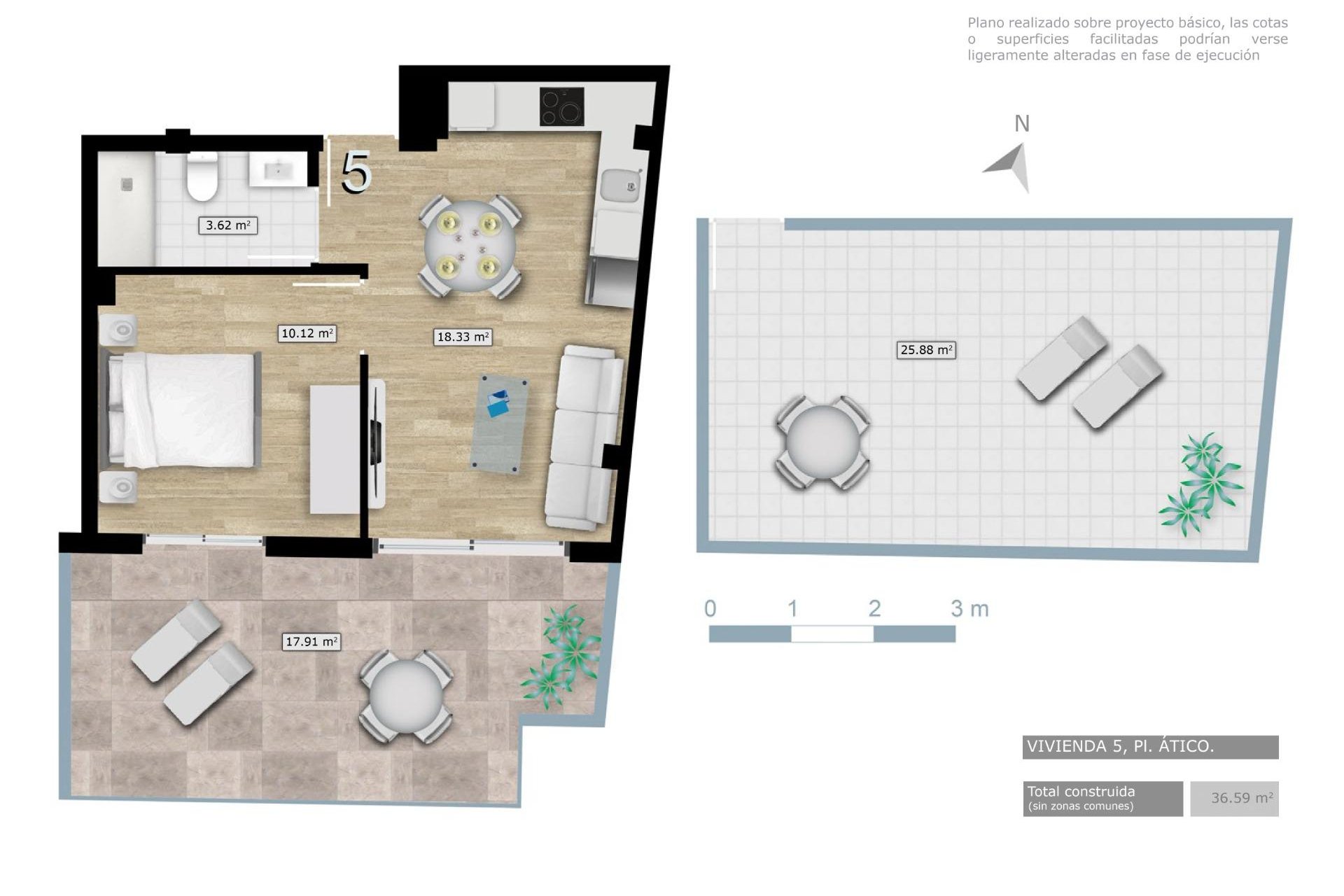 Obra nueva - Apartamento -
Torrevieja - Centro