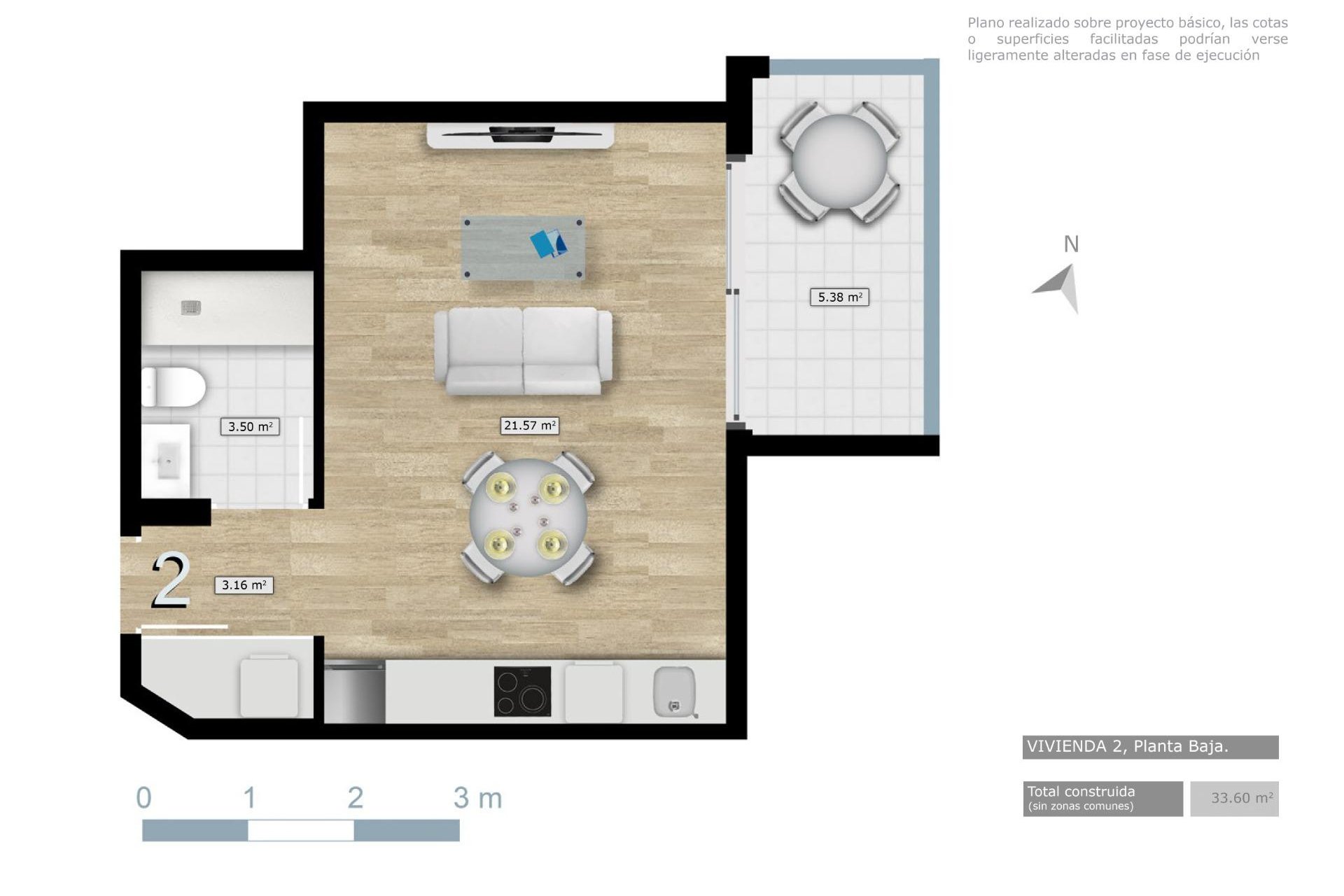 Obra nueva - Apartamento -
Torrevieja - Centro