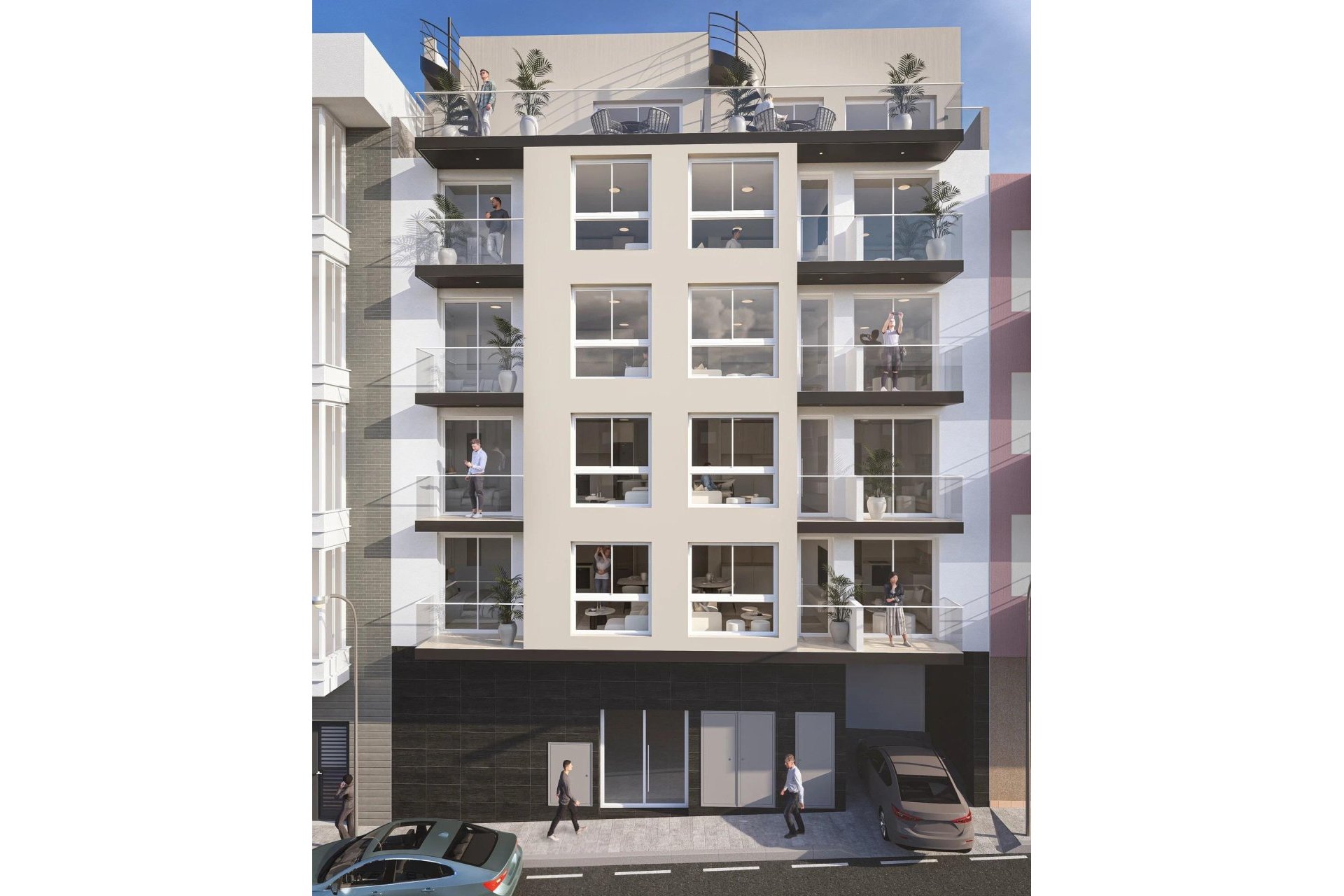 Obra nueva - Apartamento -
Torrevieja - Centro
