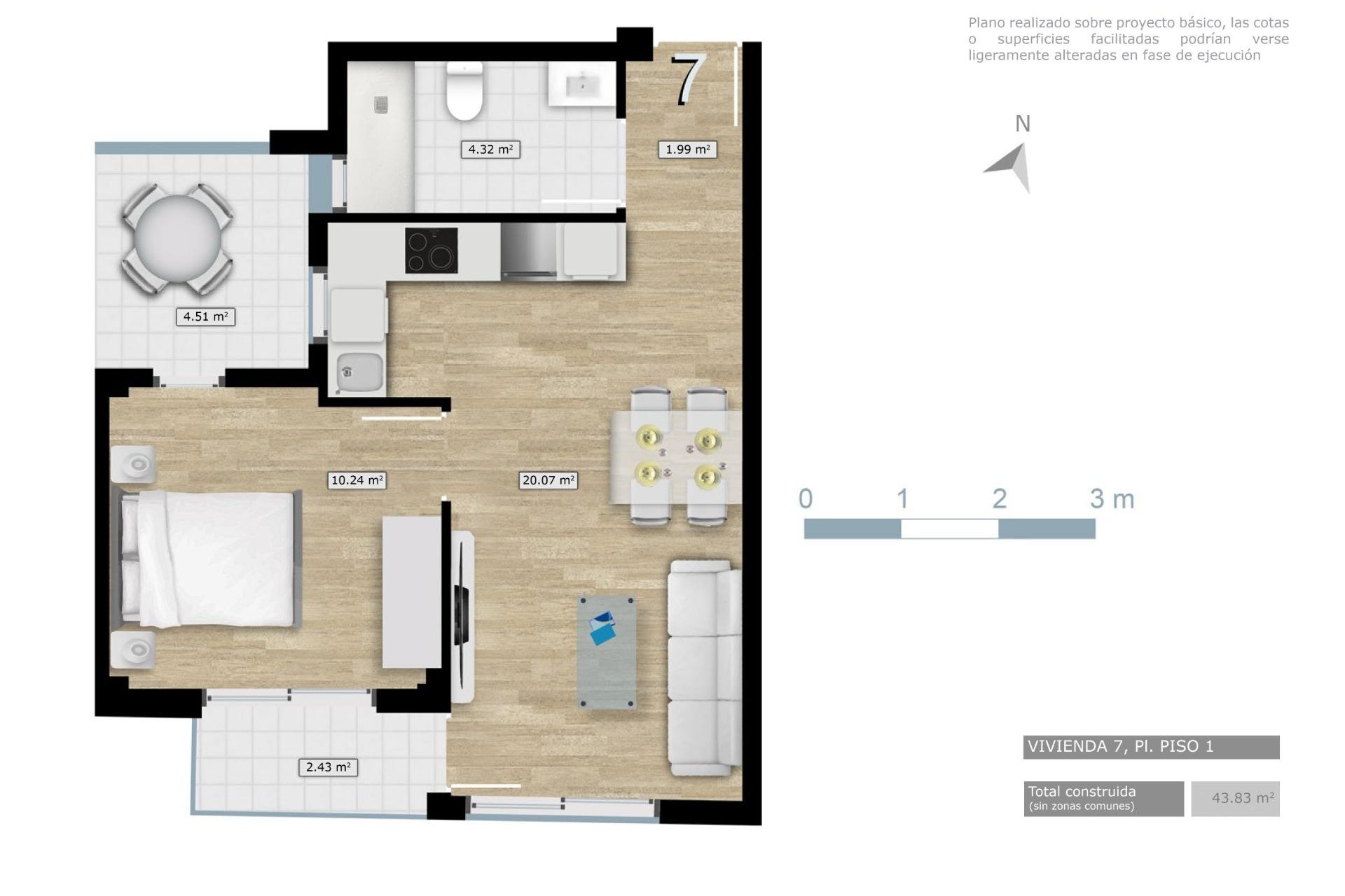 Obra nueva - Apartamento -
Torrevieja - Centro