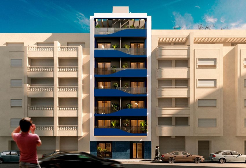 Obra nueva - Apartamento -
Torrevieja - Playa del Acequión