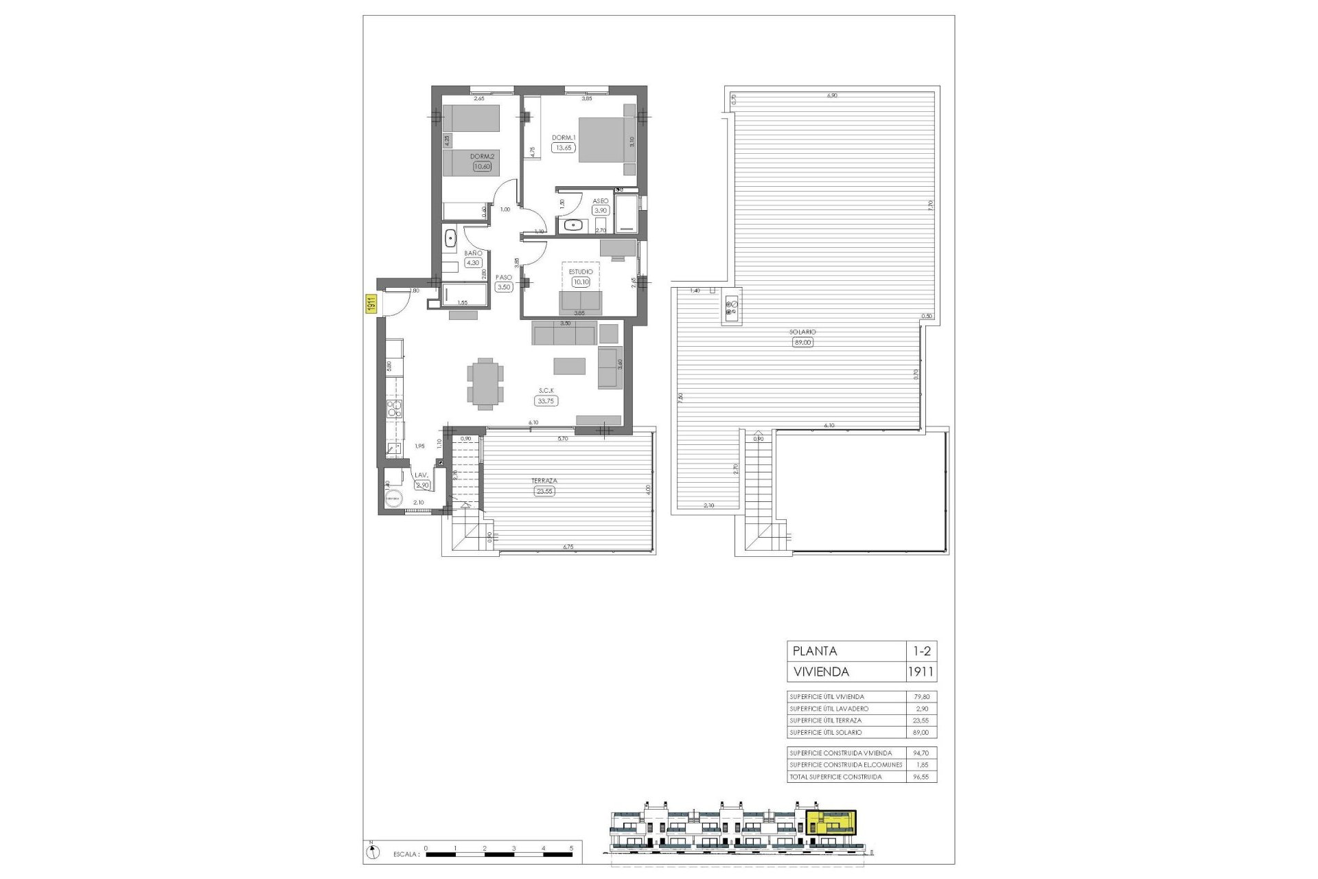 Obra nueva - Bungalow -
Algorfa - La Finca Golf