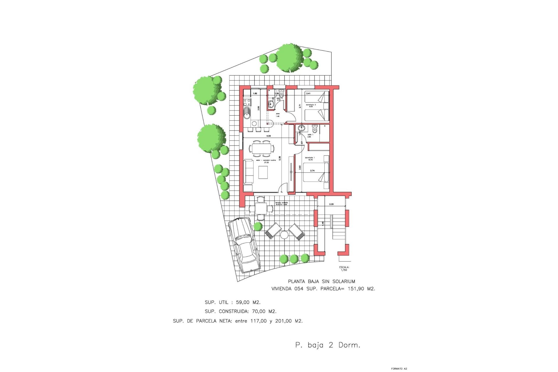 Obra nueva - Bungalow -
Fuente Alamo - La Pinilla
