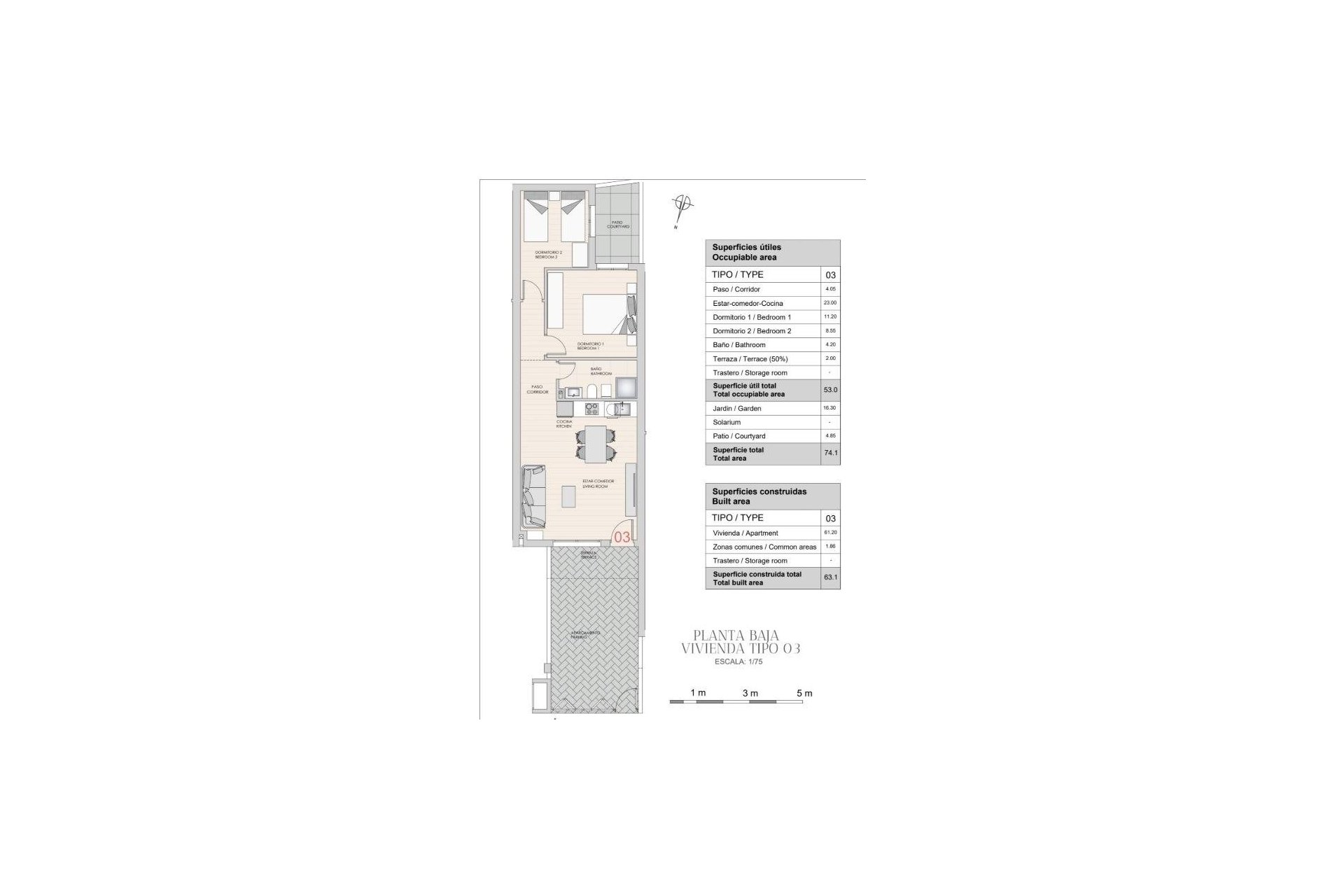 Obra nueva - Bungalow -
Hondón de las Nieves - La Canalosa