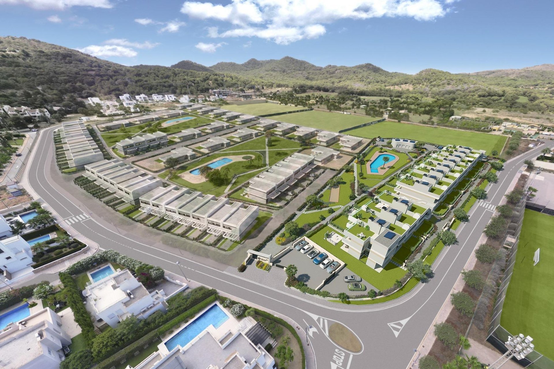 Obra nueva - Bungalow -
La Manga Club