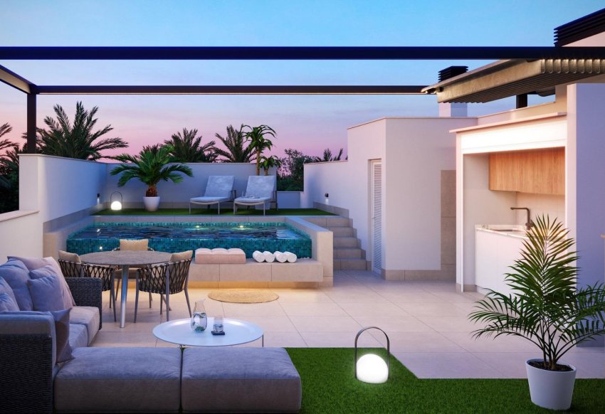Obra nueva - Bungalow -
Pilar de la Horadada - parques de Andromeda