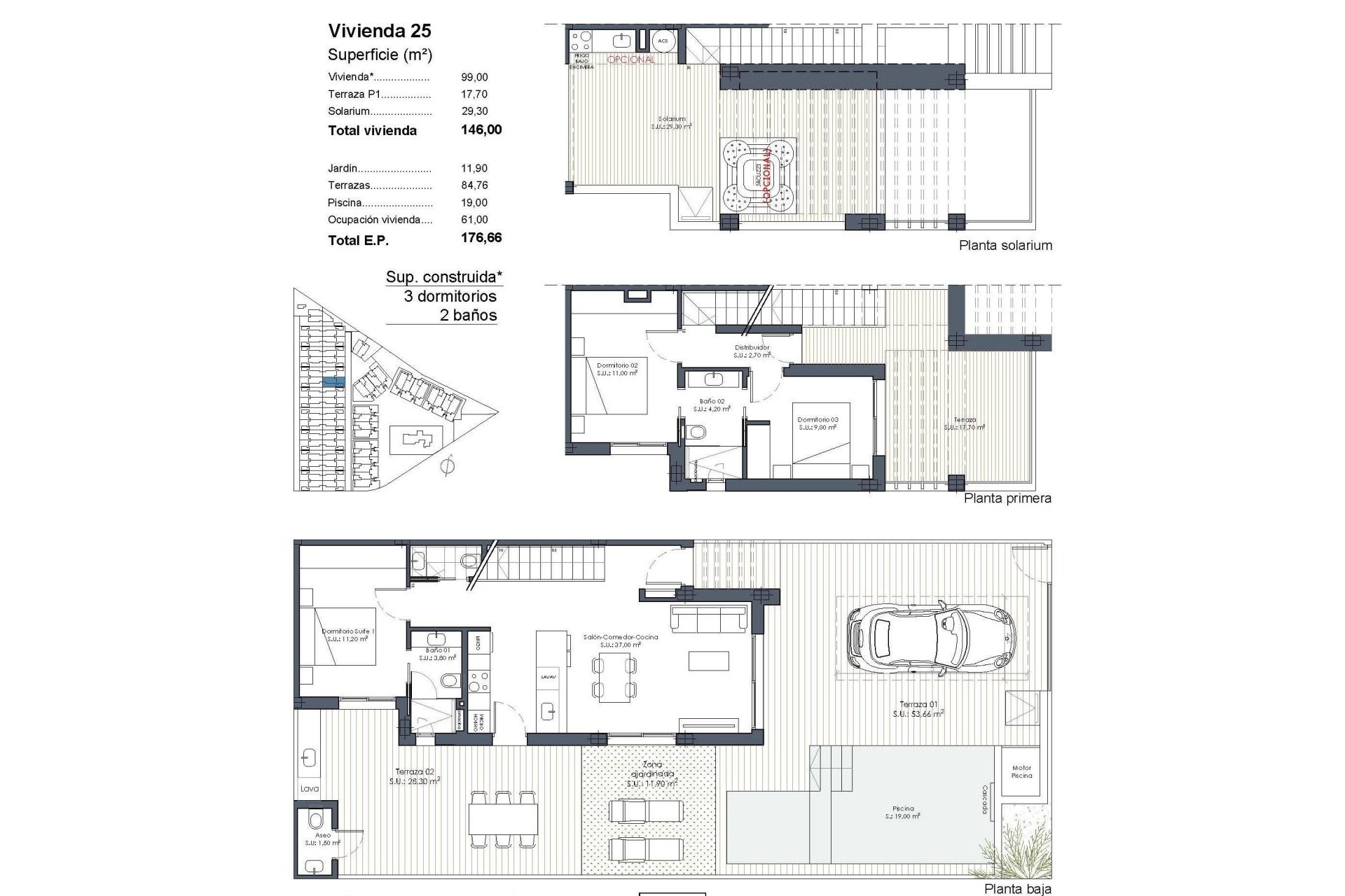 Obra nueva - Quad House -
Los Alcázares - Serena Golf