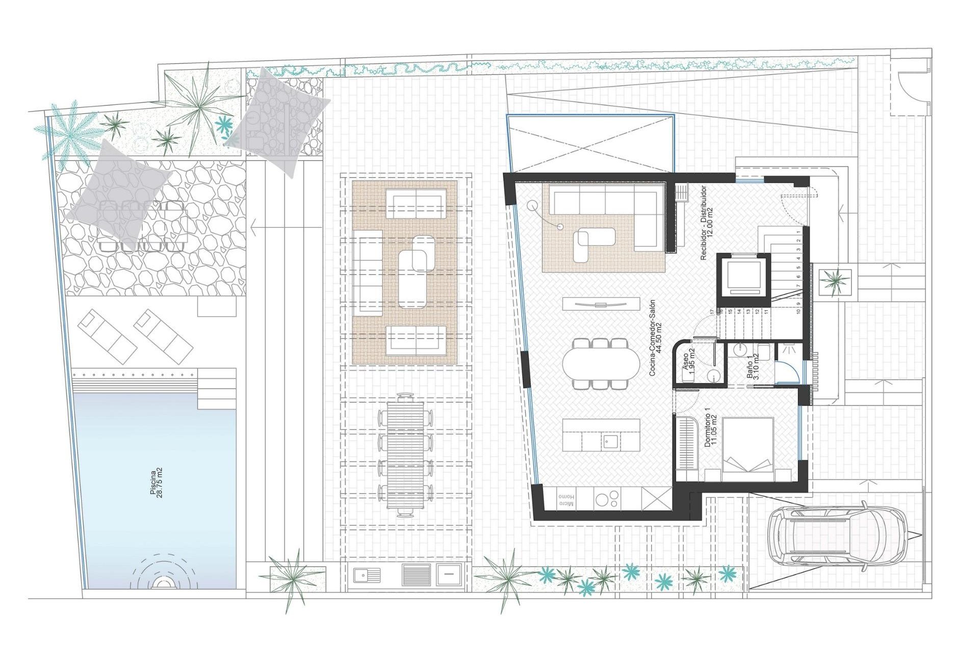 Obra nueva - Villa -
Cabo de Palos - Cala Flores