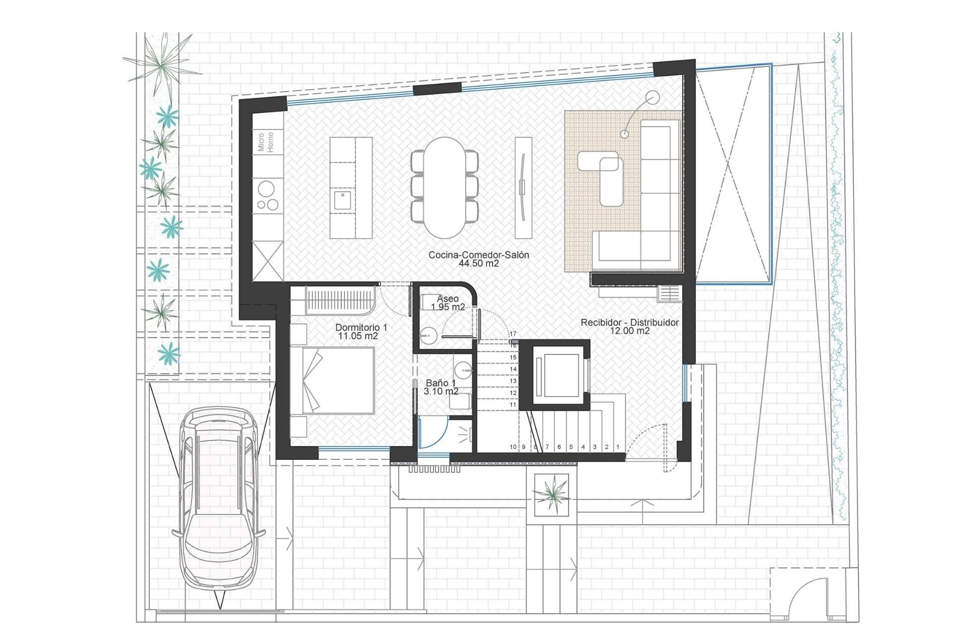 Obra nueva - Villa -
Cabo de Palos - Cala Flores