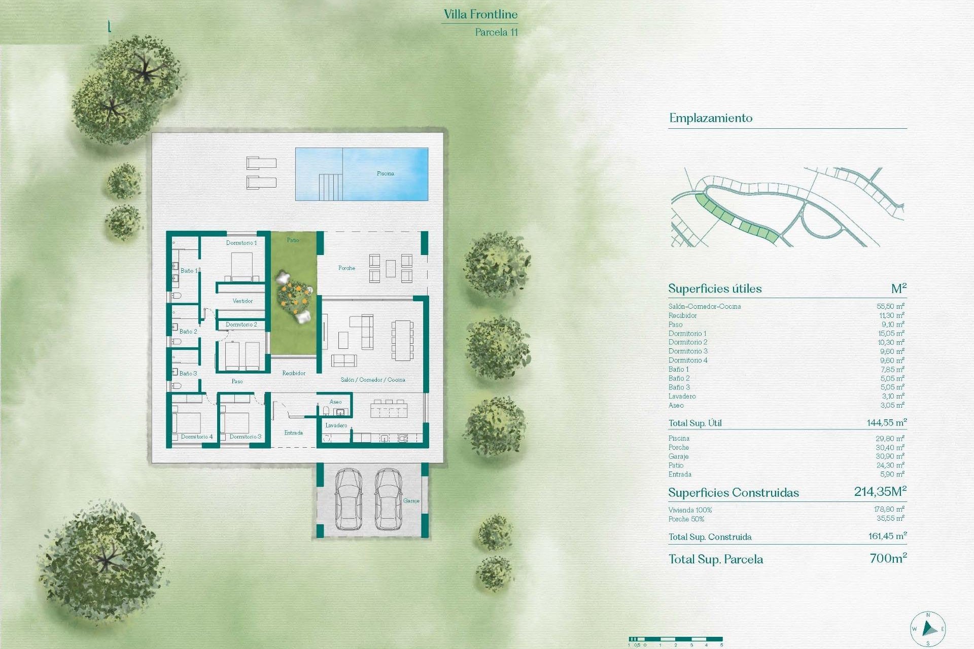 Obra nueva - Villa -
Fuente Alamo - Hacienda del Alamo