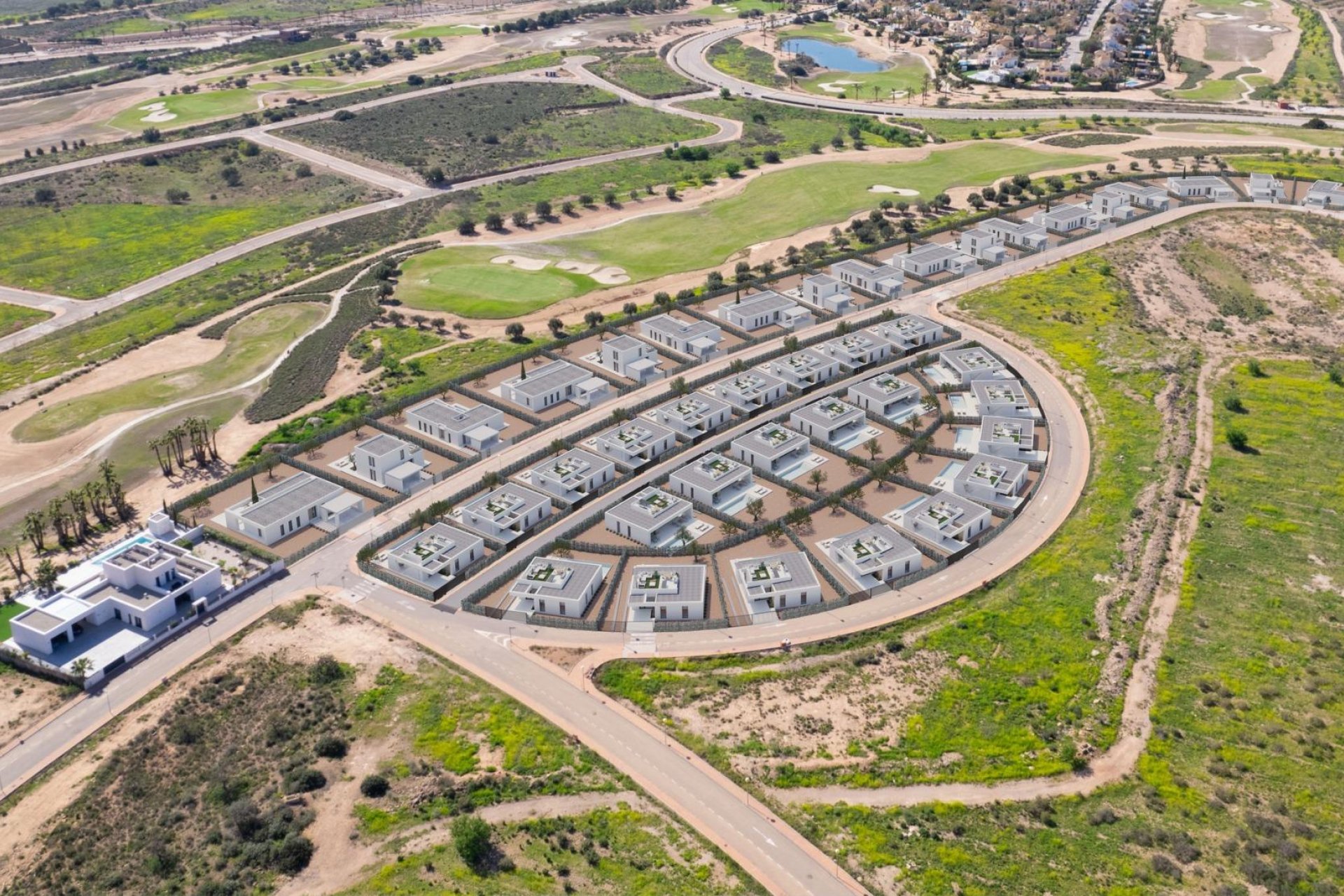 Obra nueva - Villa -
Fuente Alamo - Hacienda del Alamo