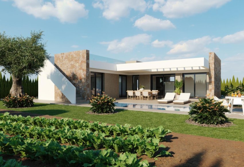 Obra nueva - Villa -
Fuente Alamo - Hacienda del Alamo