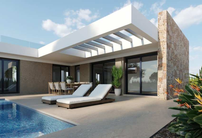 Obra nueva - Villa -
Fuente Alamo - Hacienda del Alamo