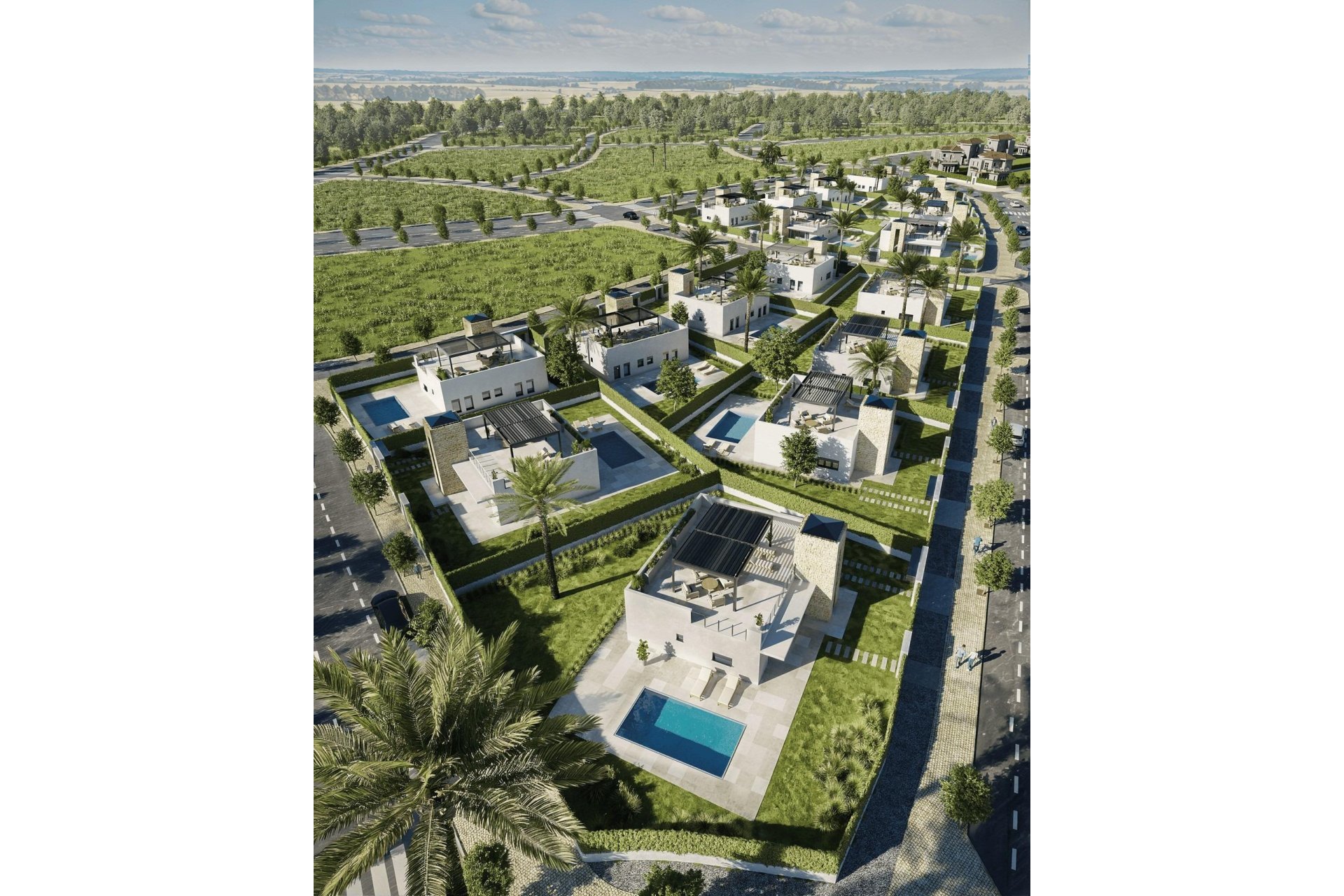 Obra nueva - Villa -
Lorca - Jardines de Almenara