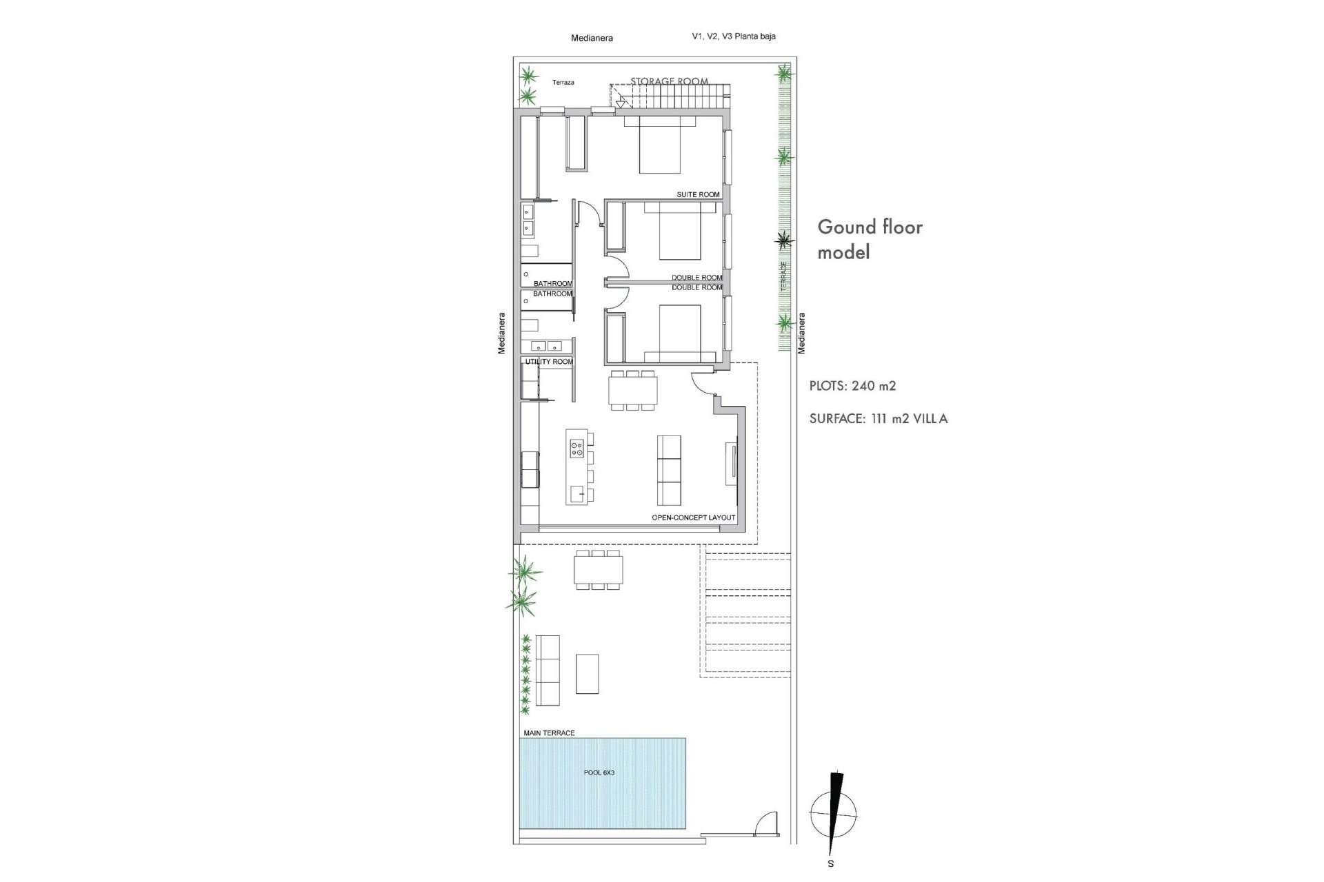 Obra nueva - Villa -
Los Alcázares - Serena Golf